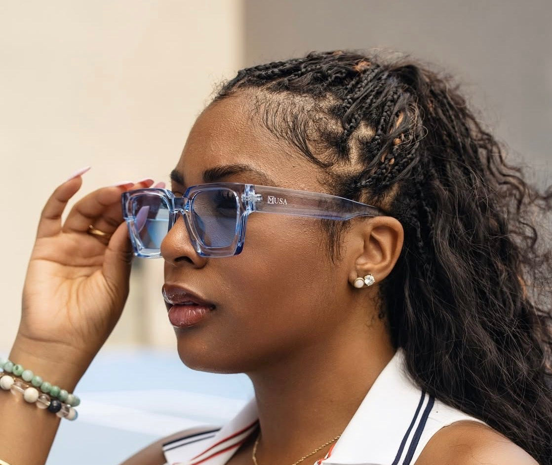 Pretoria Crystal Blue Sunglasses