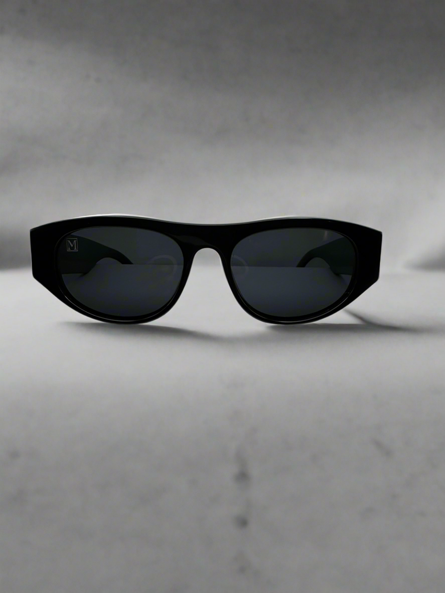 Ejisu All-Black Statement Sunglasses