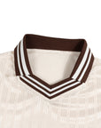 KM STRIPED SOCCER JERSEY / CREAM
