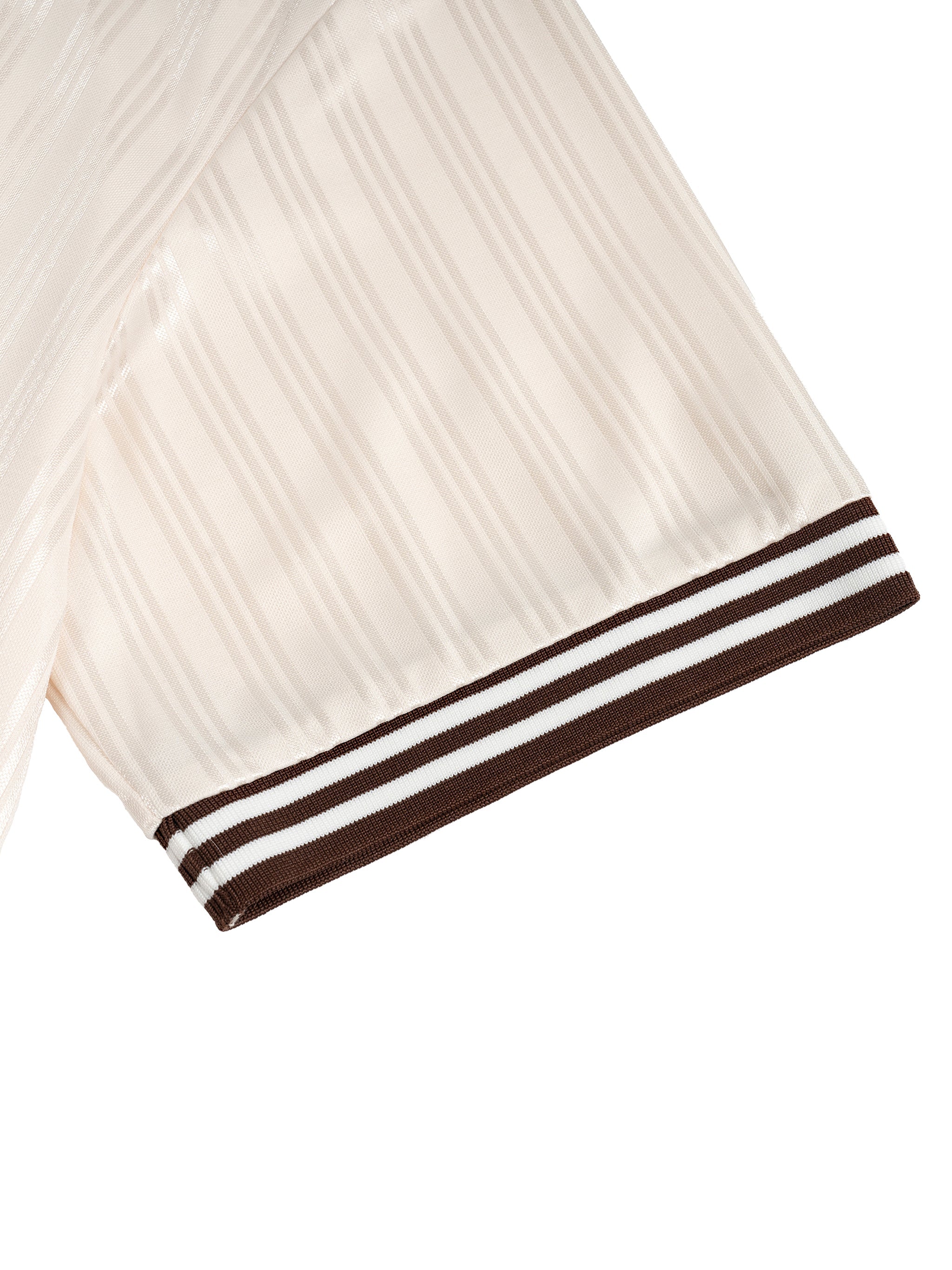 KM STRIPED SOCCER JERSEY / CREAM