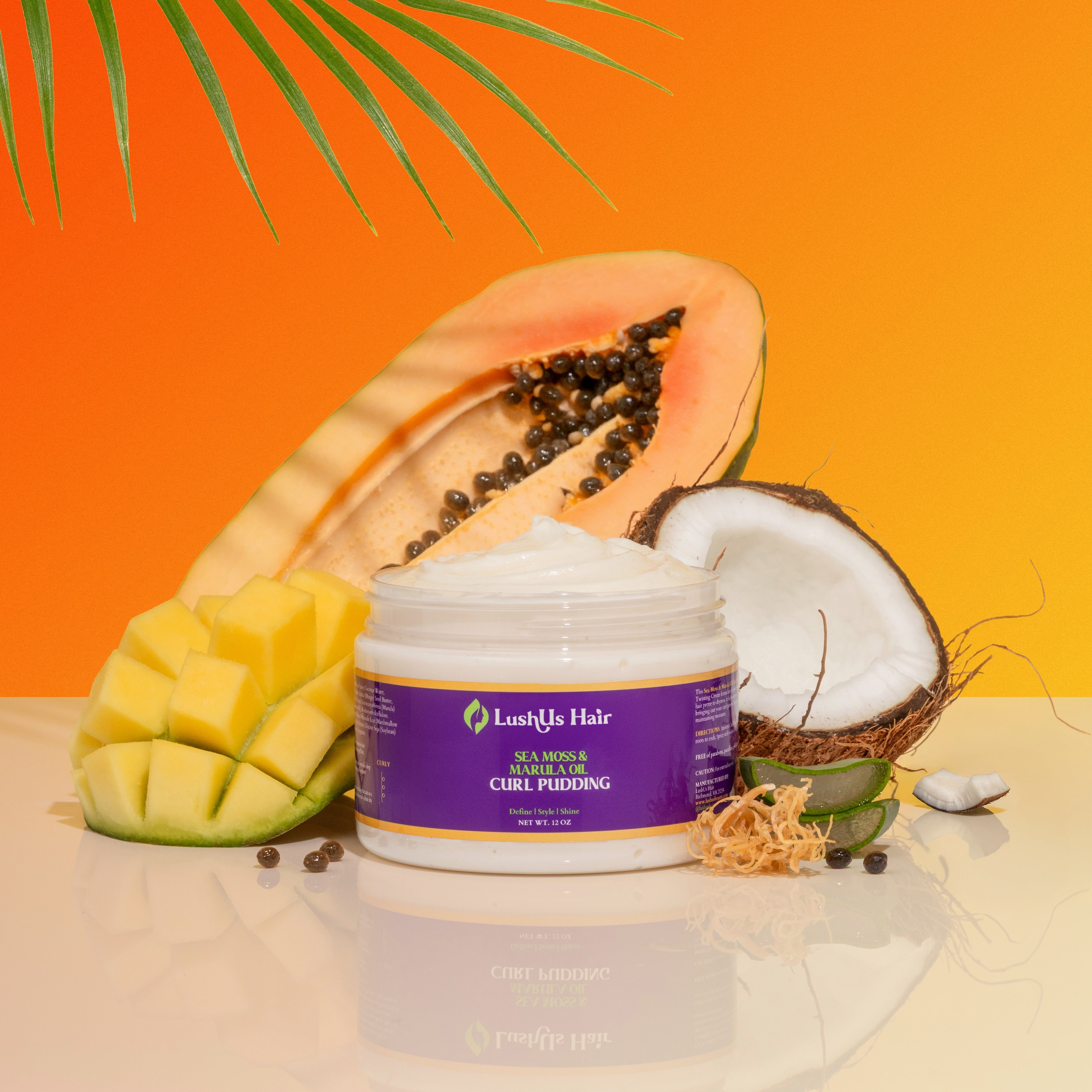 Sea Moss &amp; Marula Oil Curl Pudding