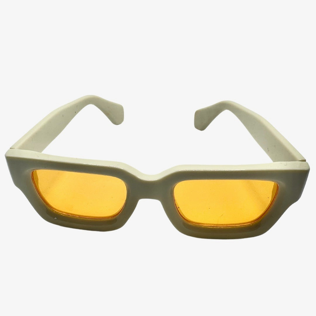 Guinea Cream Frame Sunglasses