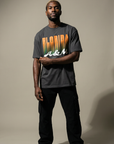 The Yard Essentials - FAMU Fade - Oversized Vintage Wash T-Shirt