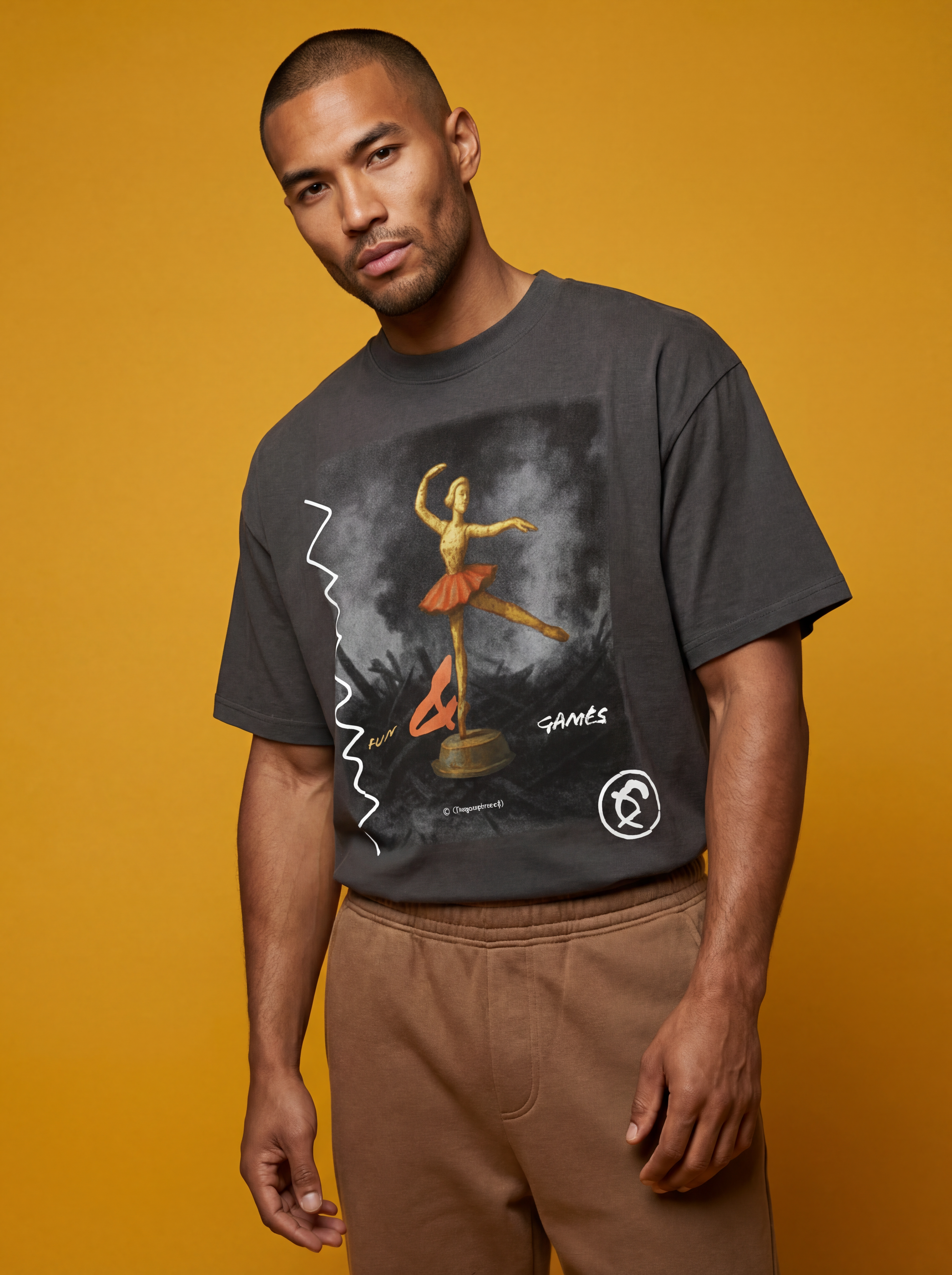 Dungeon Forward - Fun and Games - Oversized Premium Tshirt