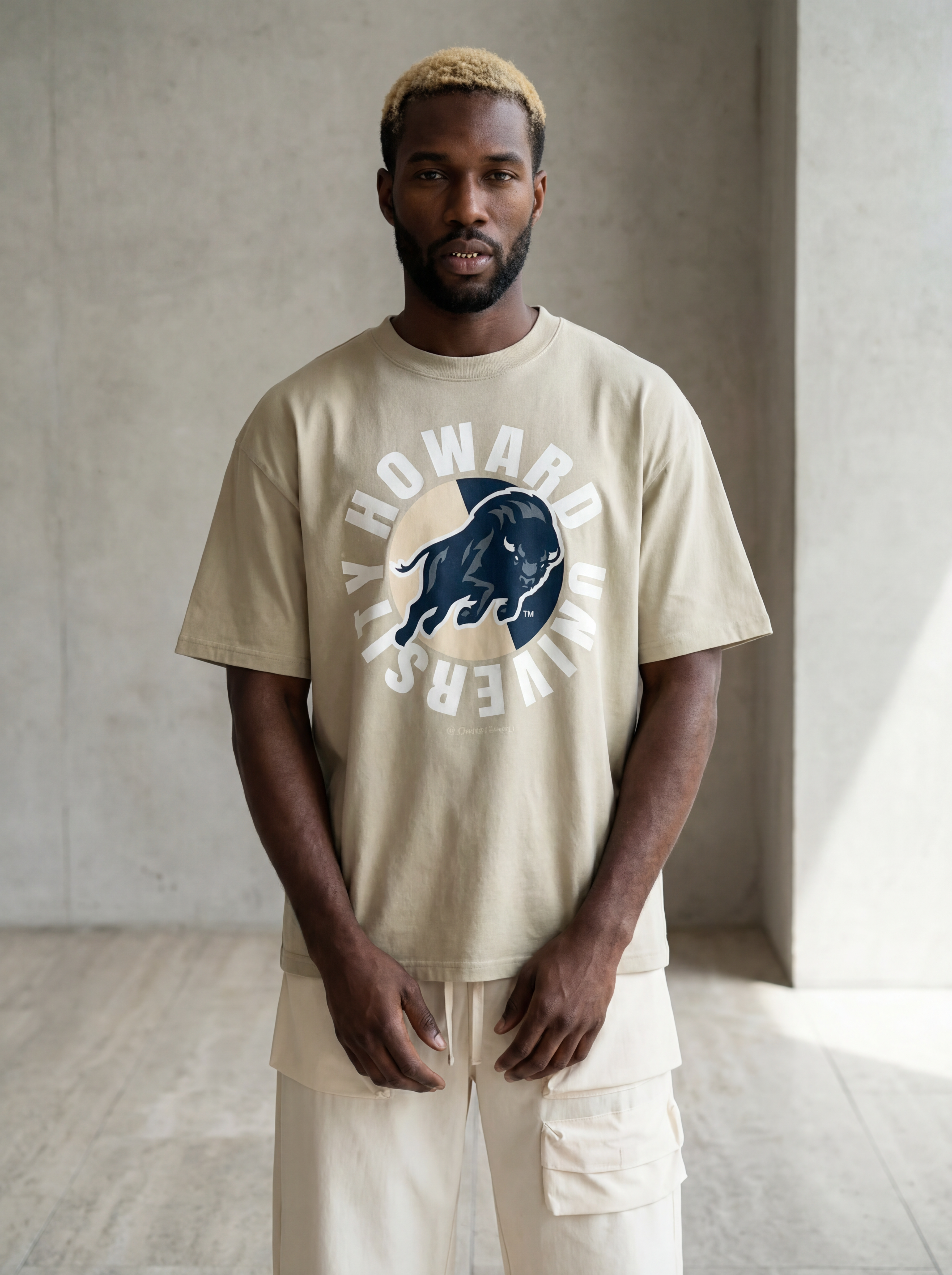 The Yard Essentials - Howard University - Full Circle Oversized Tee