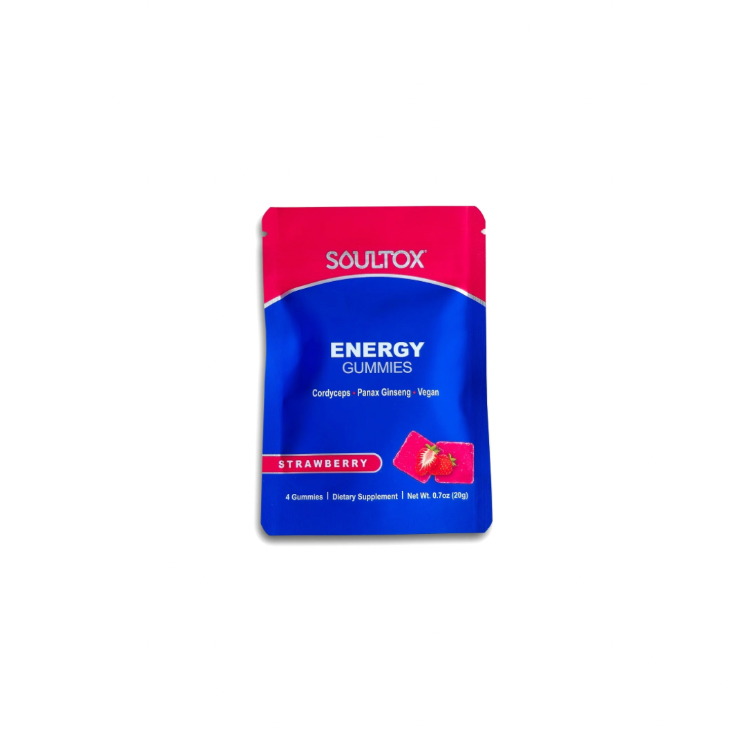 Soultox ENERGY Ginseng Cordyceps Mushroom Gummies