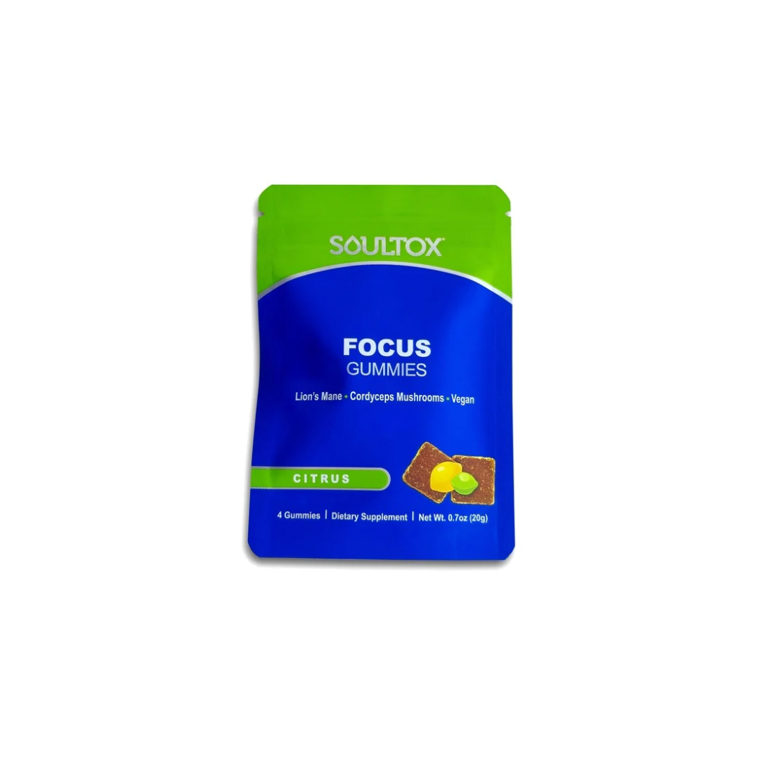 Soultox FOCUS Lion&#39;s Mane Mushroom Gummies
