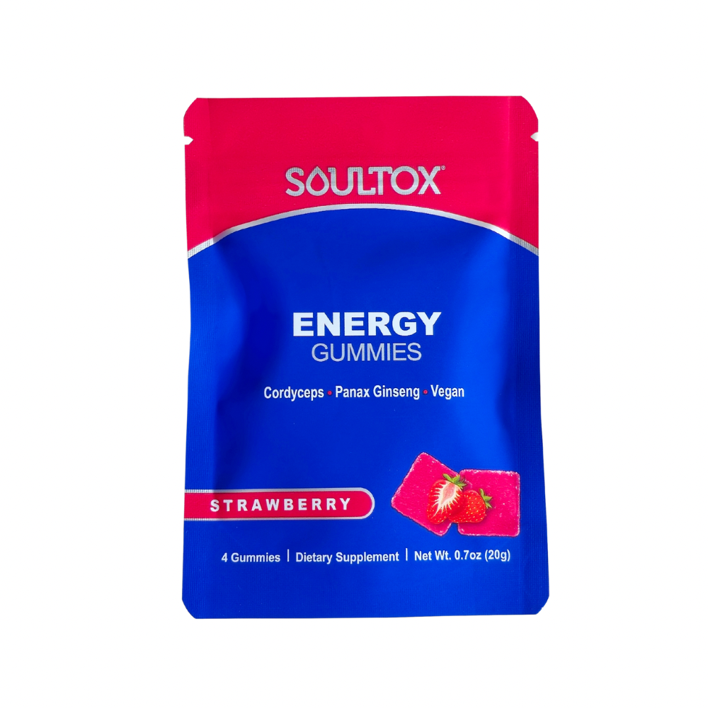 Soultox ENERGY Ginseng Cordyceps Mushroom Gummies