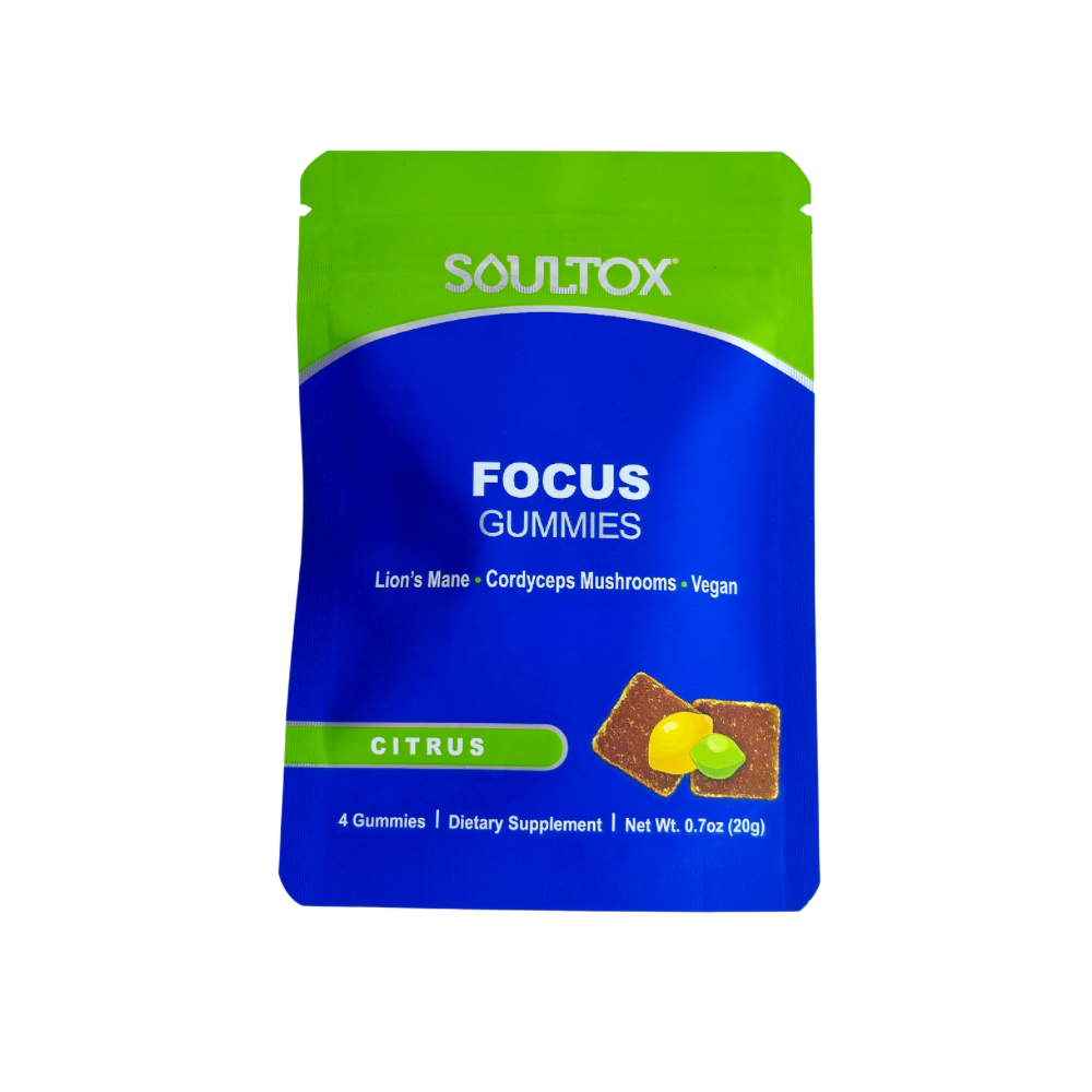 Soultox FOCUS Lion&#39;s Mane Mushroom Gummies