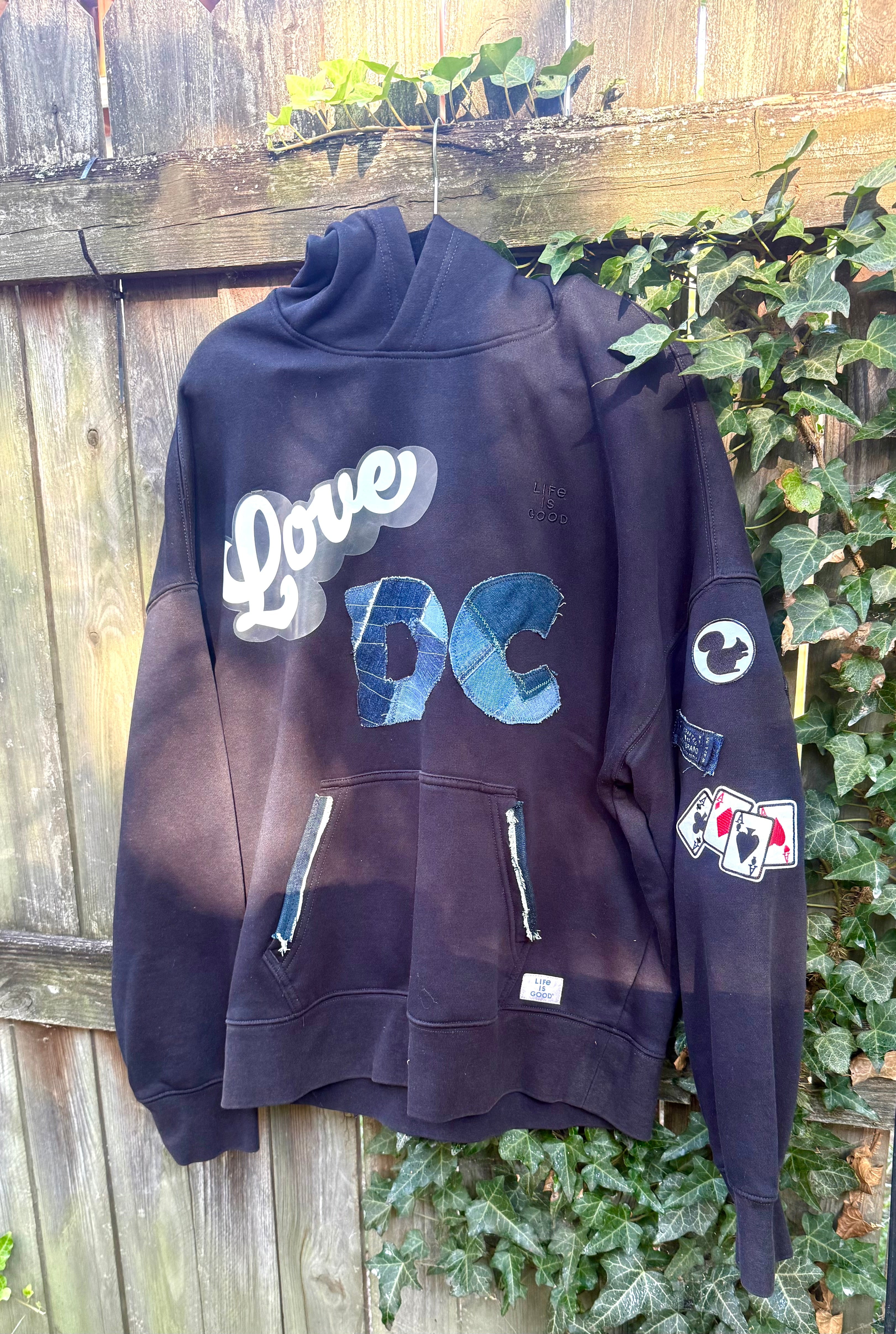 Love Upcycled Hoodie