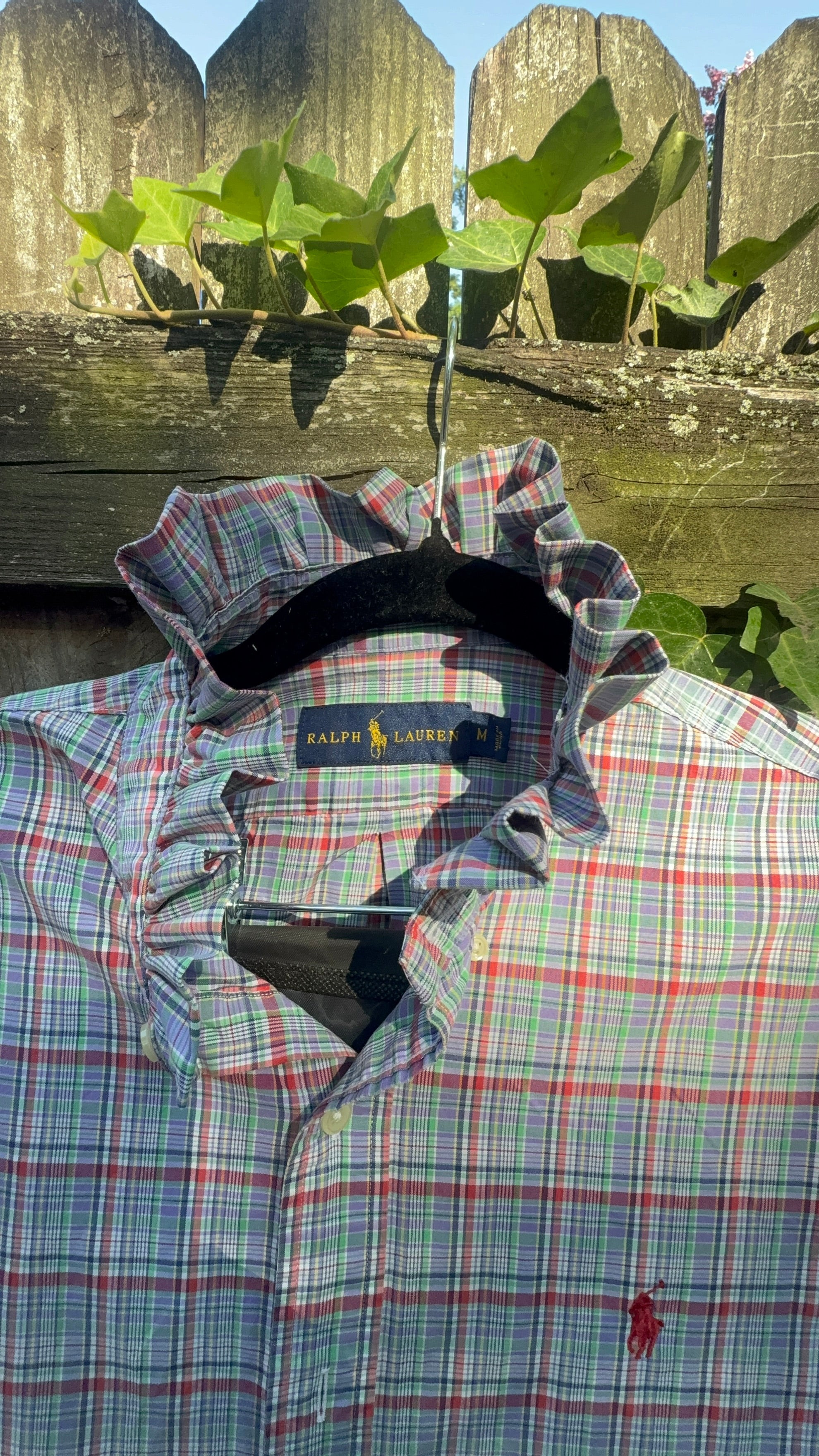 Ruffled Button Up