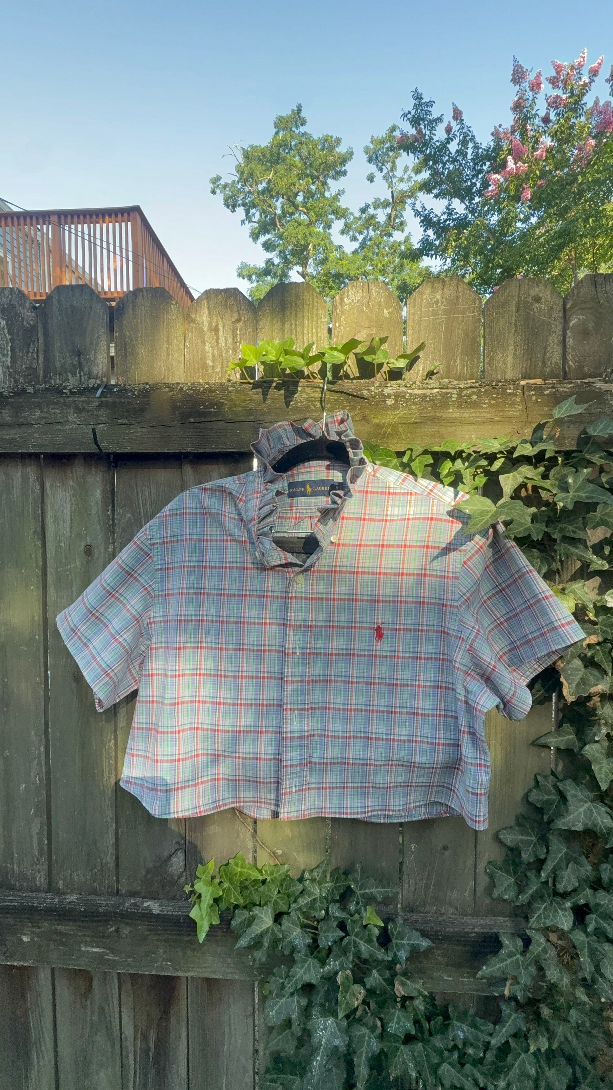 Ruffled Button Up