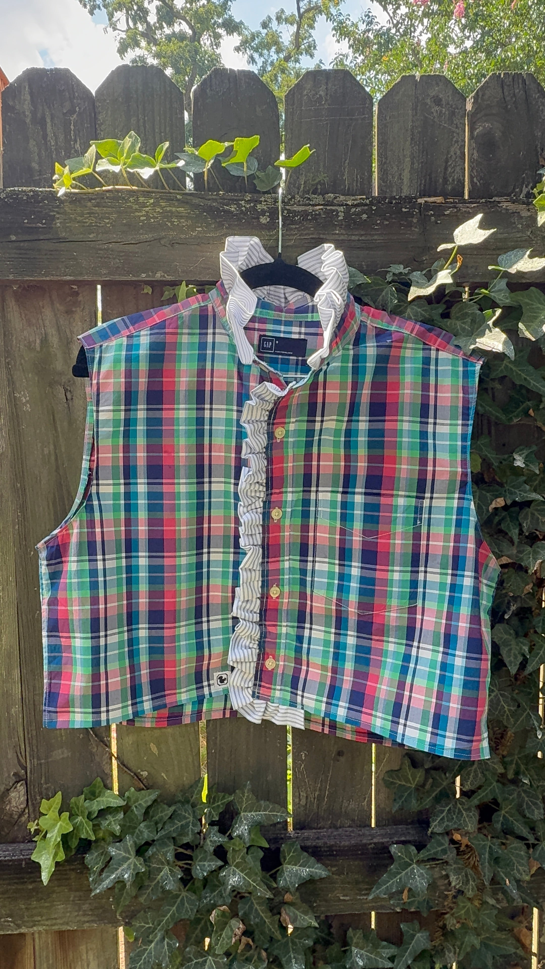 Ruffled Button Up