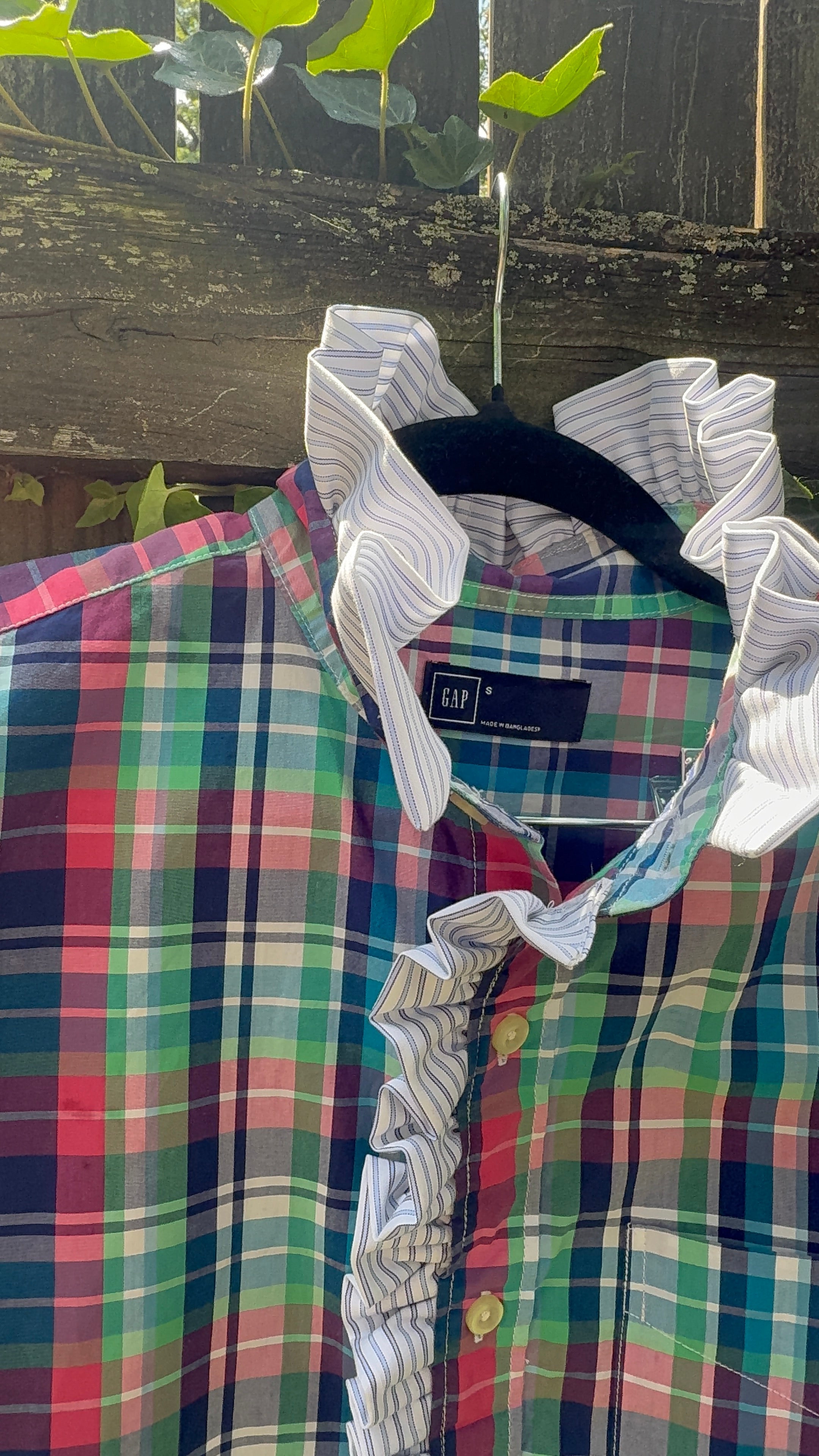 Ruffled Button Up