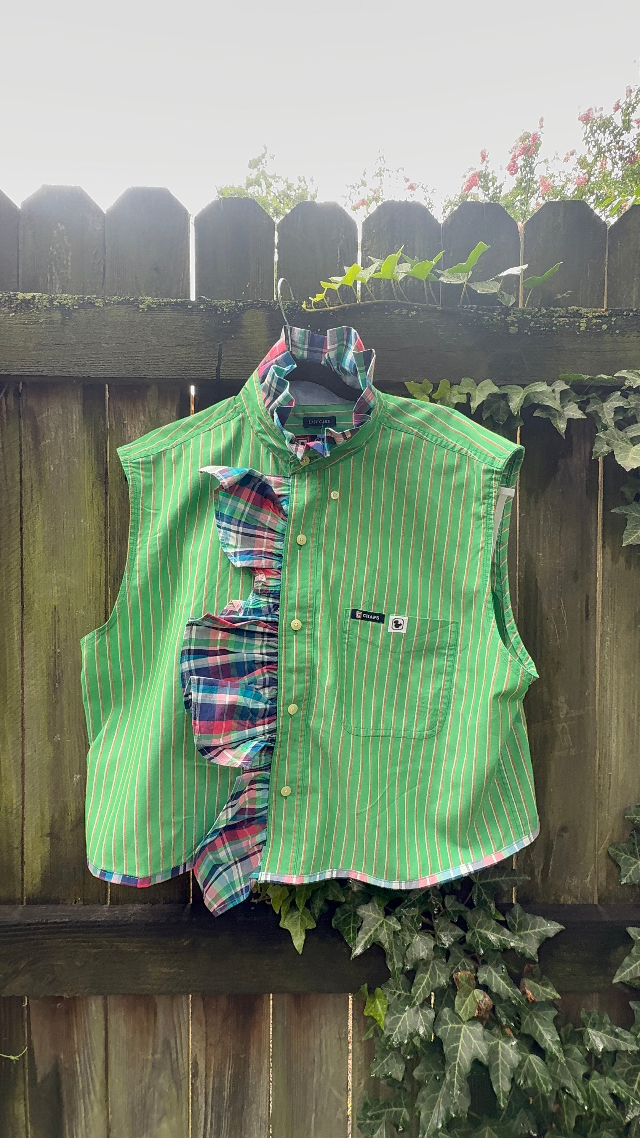 Ruffled Button Up
