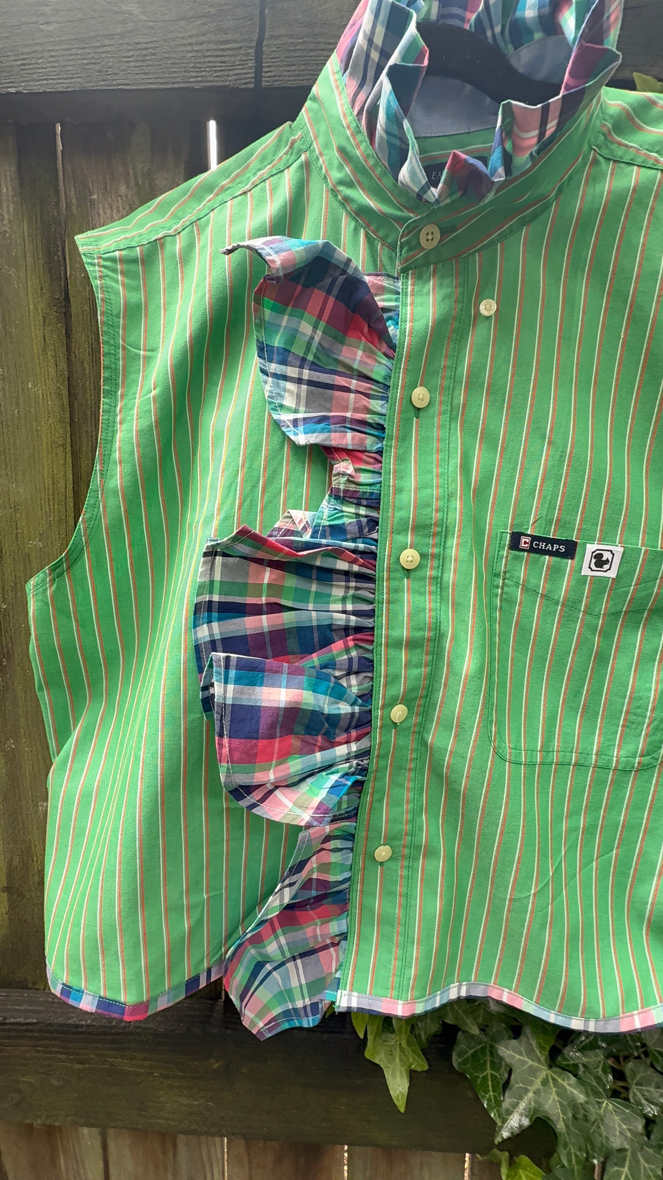 Ruffled Button Up