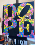 PAPERFRANK X DL WARFIELD DOPE Silk Scarf Collab