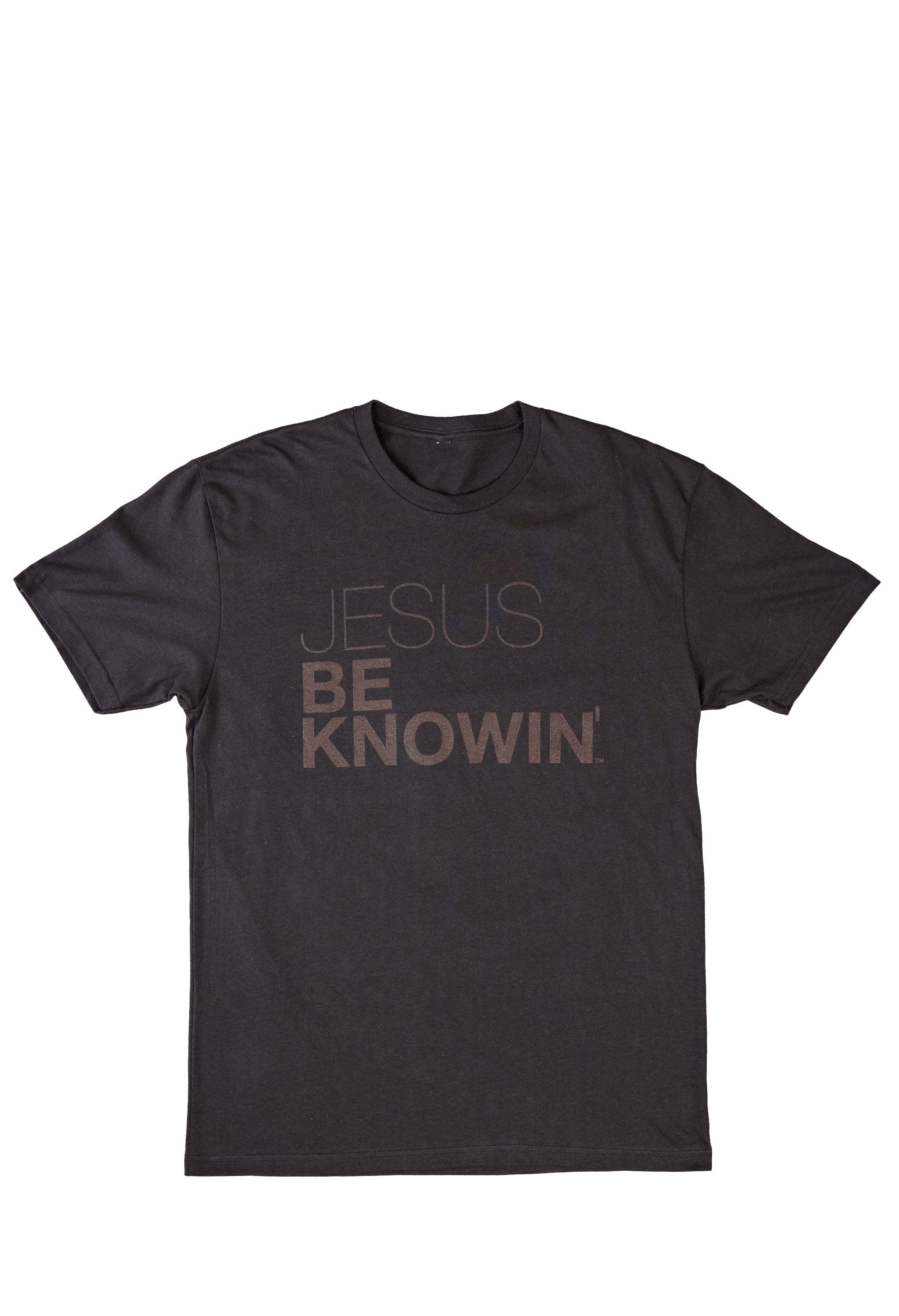 Limited Edition | Jesus Be Knowin' Chocolate on Chocolate Brown Print Tee