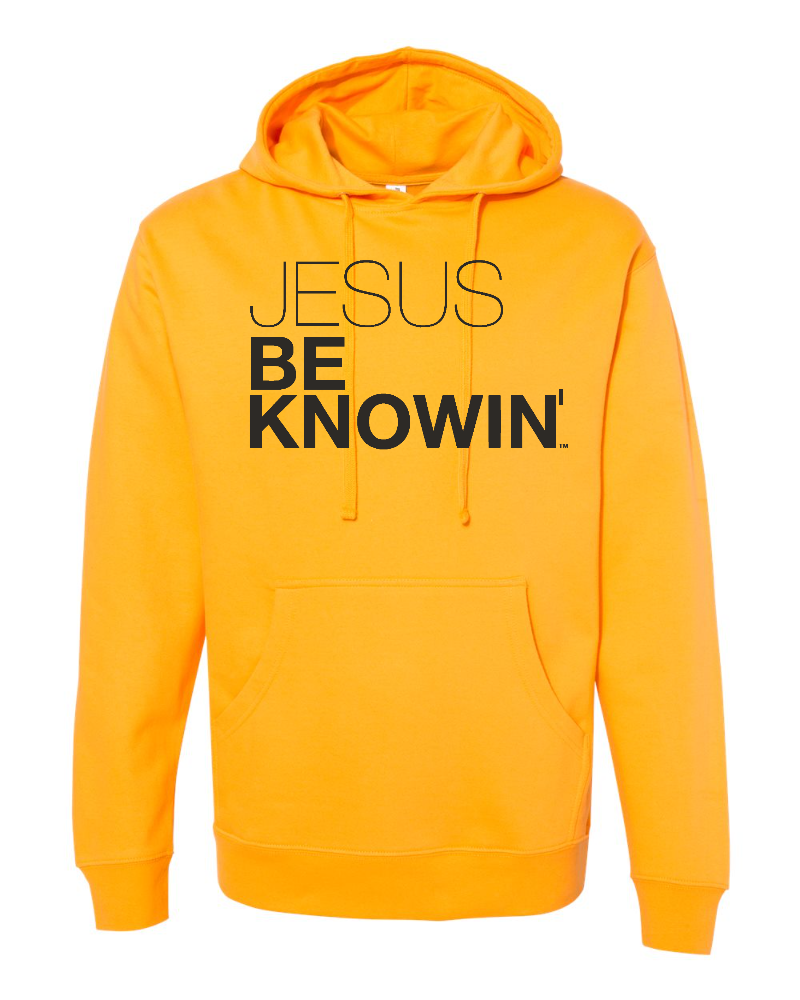 Limited Edition | Jesus Be Knowin' Gold + Black Print Hoodie