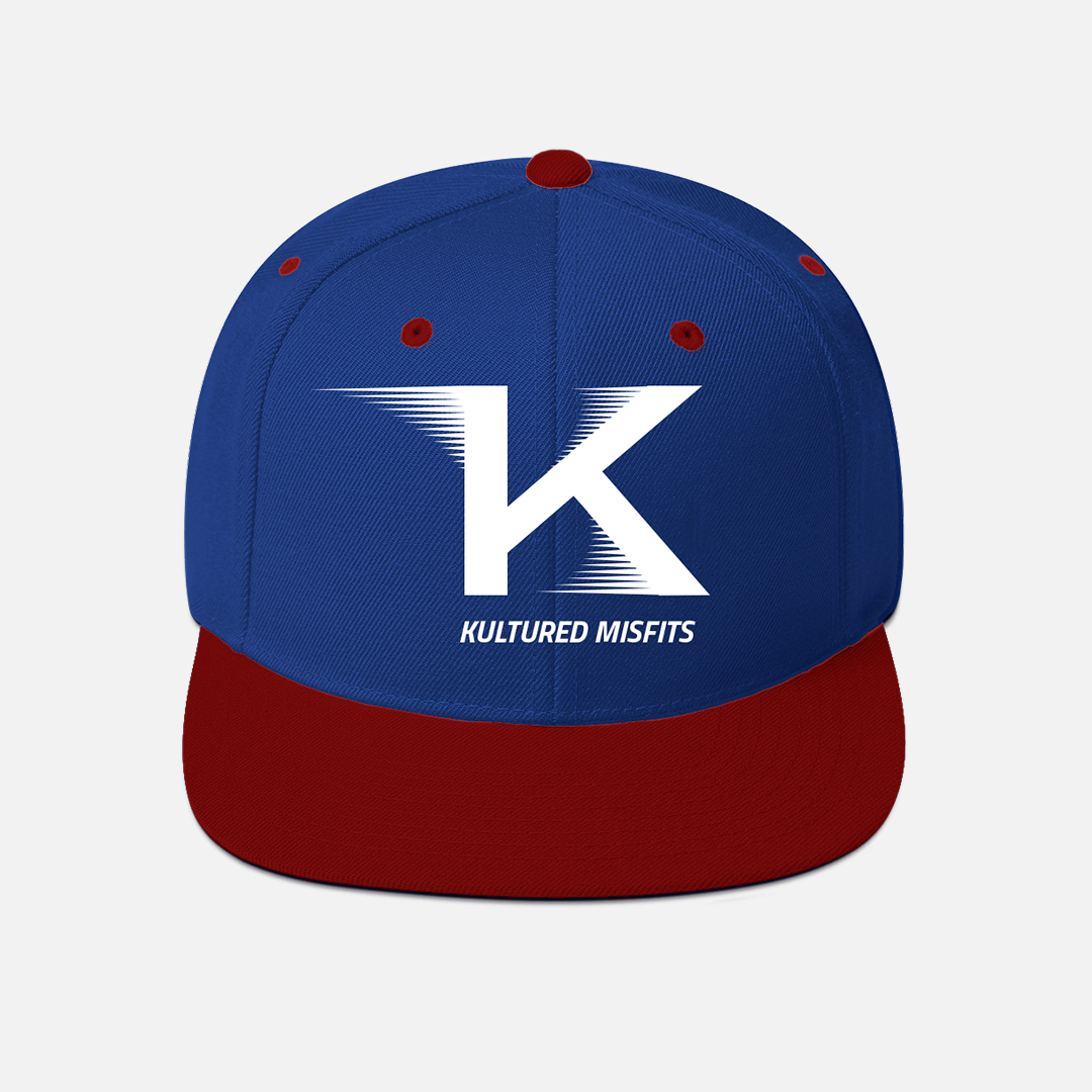 THE CLASSIC &quot;K&quot; SNAPBACK / BLUE/RED
