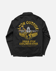 LOOK OUTSIDE COACHES JACKET (SHAQ X QUAVO X KM COLLAB) / BLACK