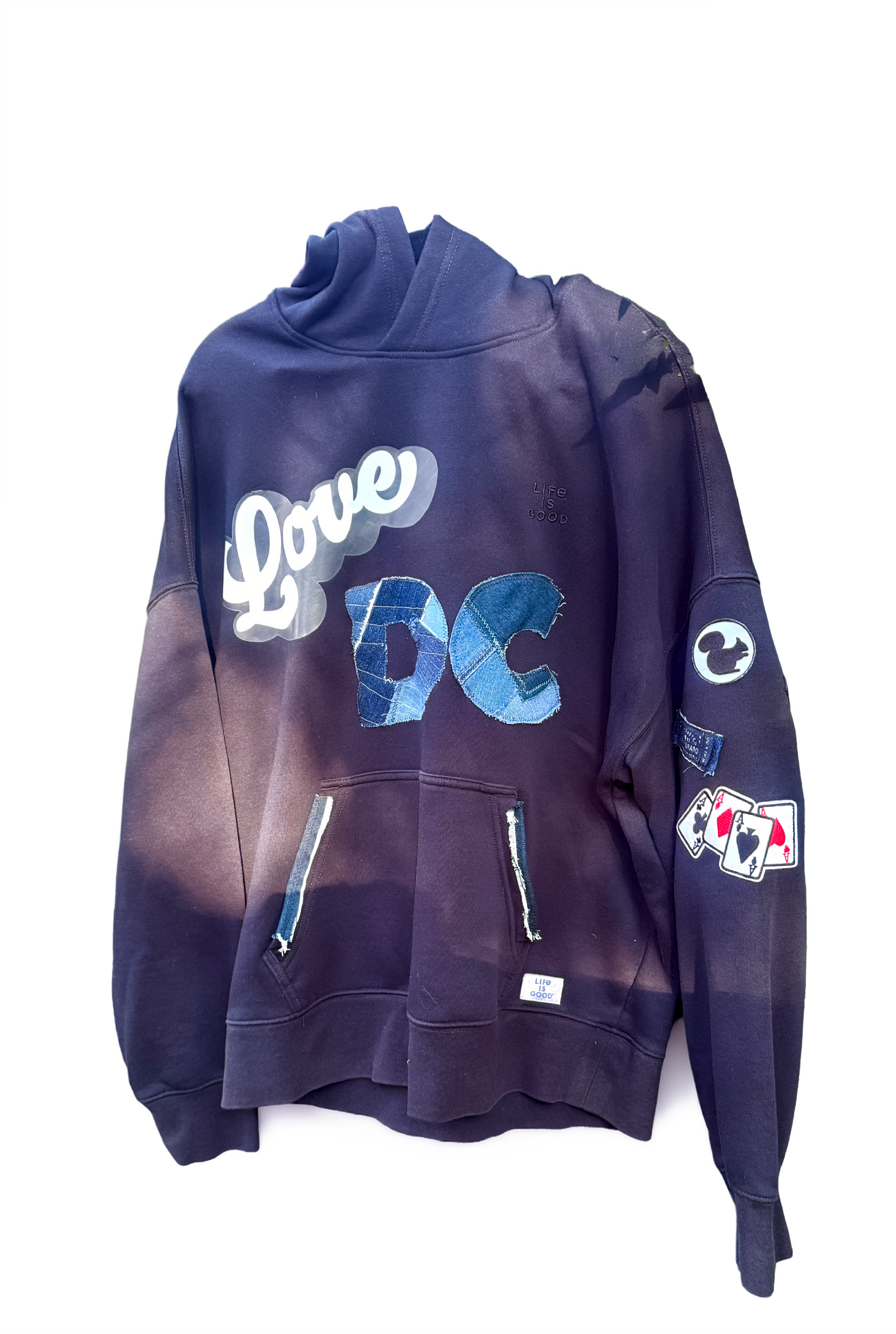 Love Upcycled Hoodie