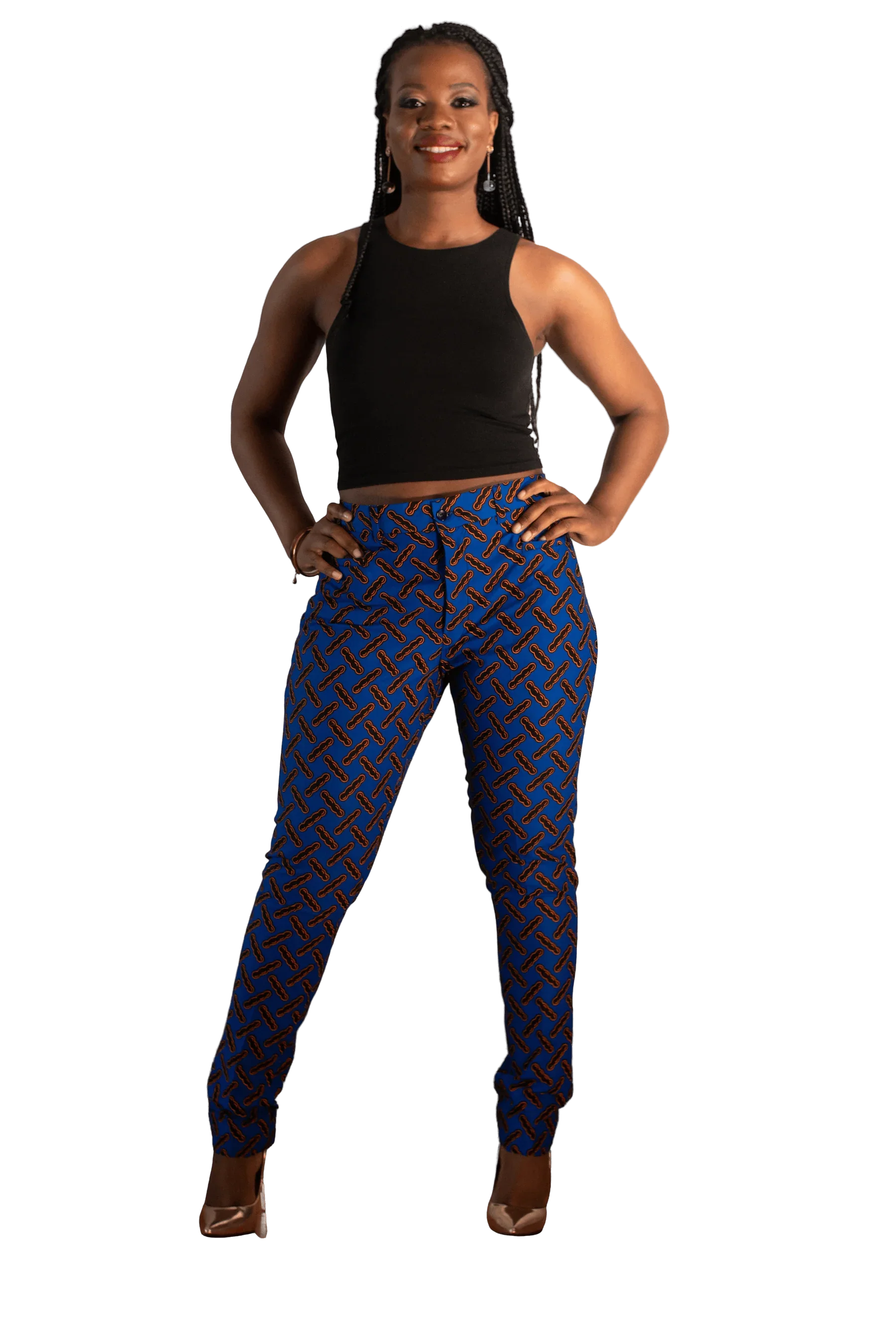 Royalty Slim Fit Ankara Pant