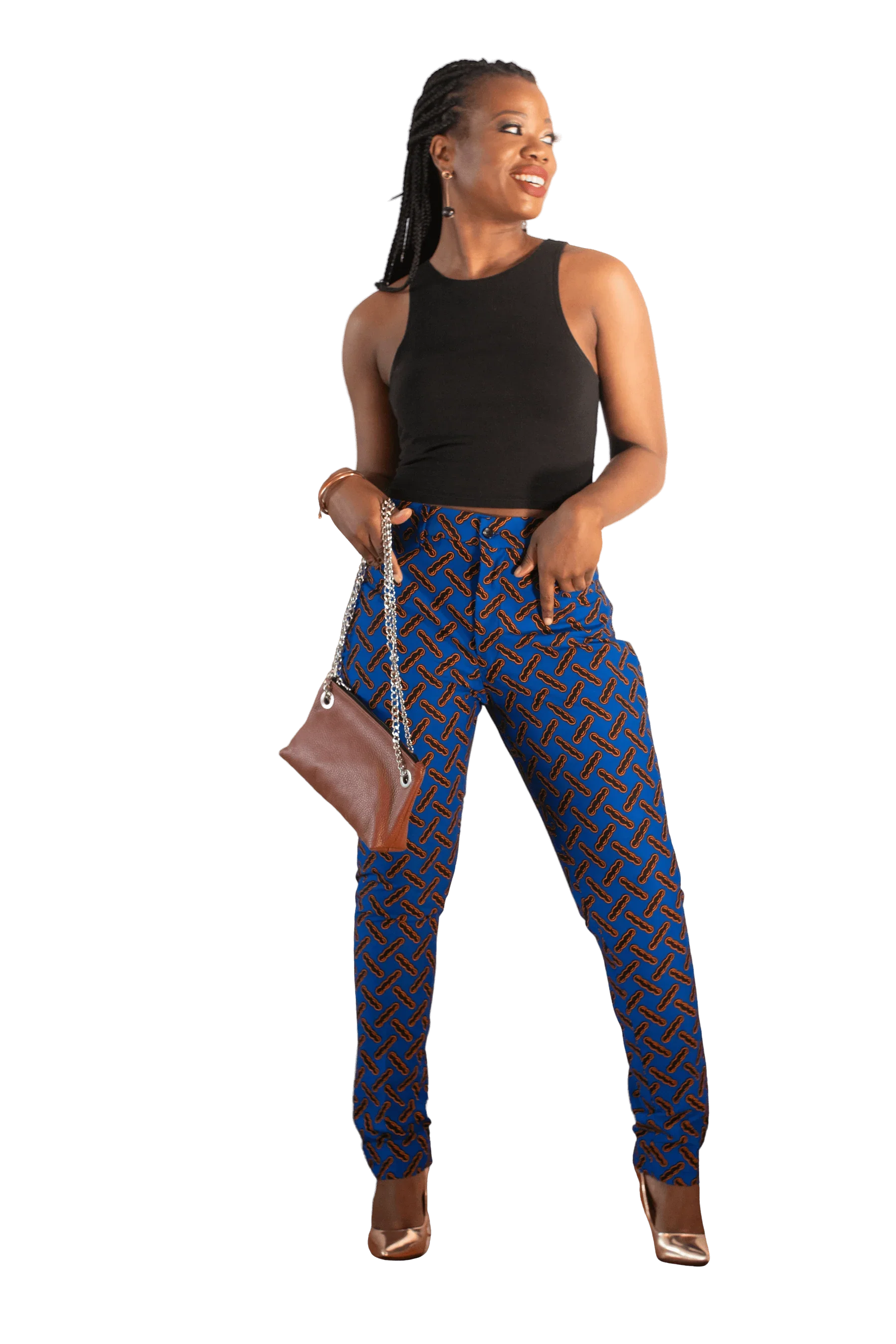 Royalty Slim Fit Ankara Pant