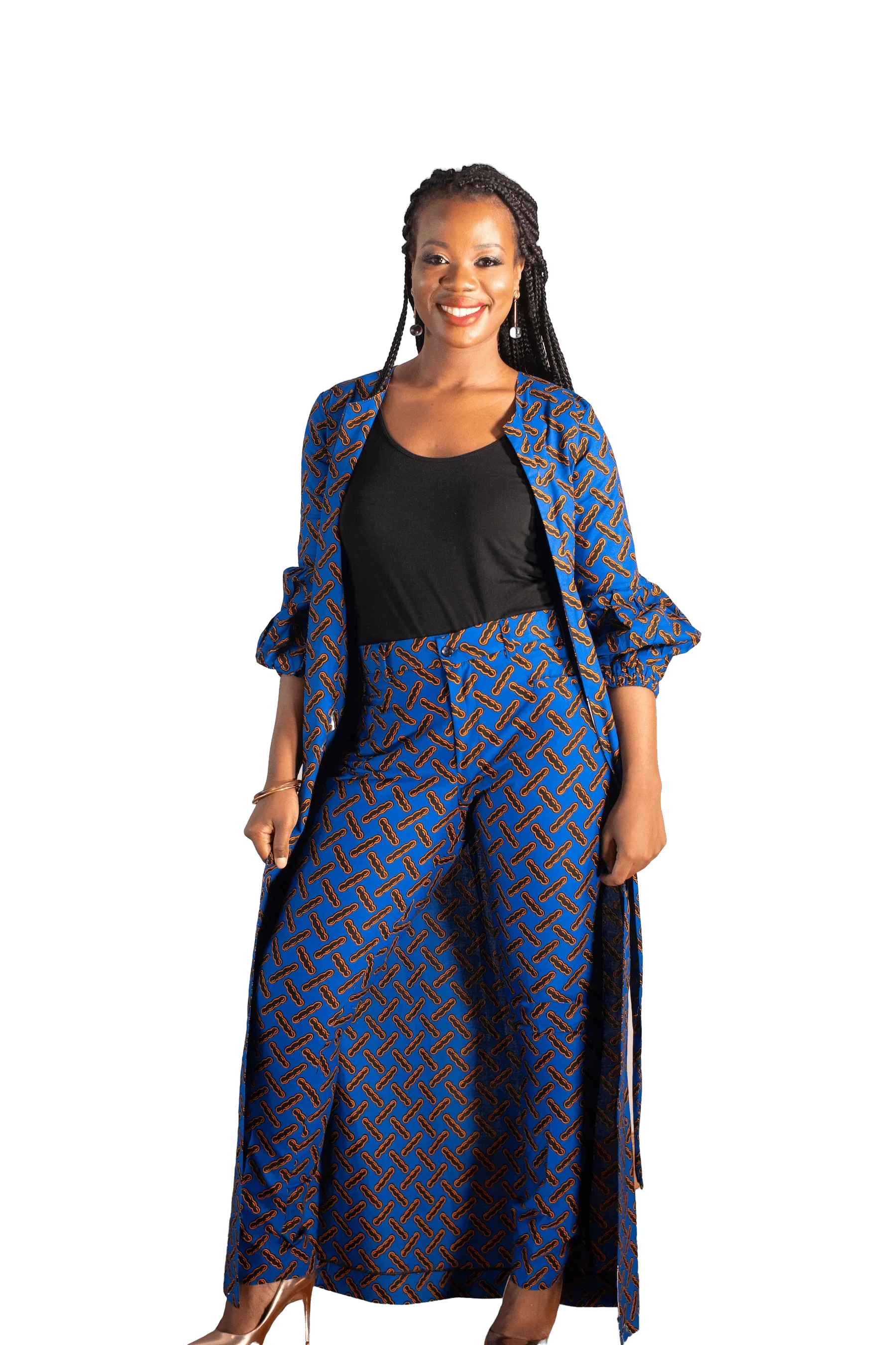 Royalty Ankara Kimono (Long)