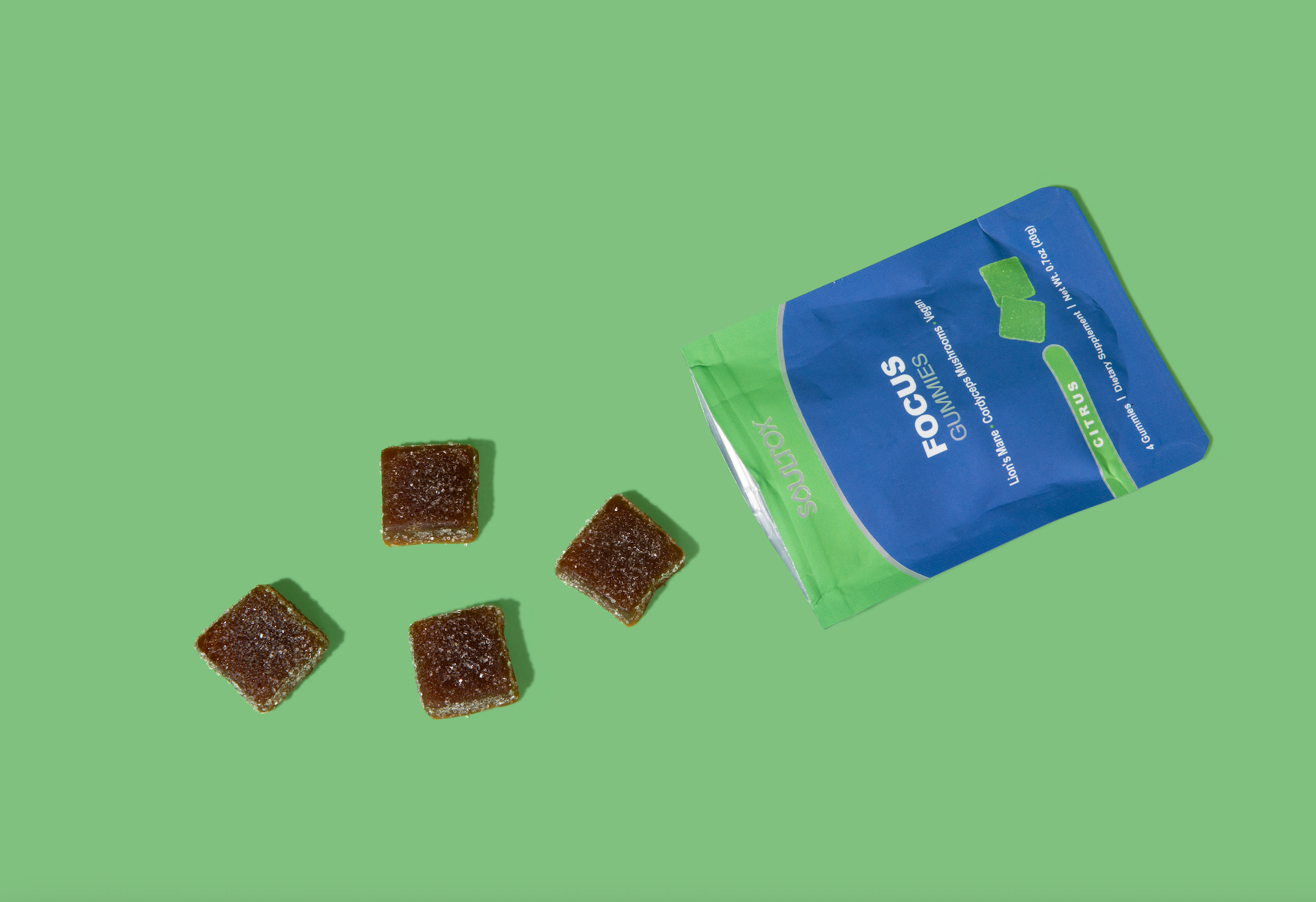 Soultox FOCUS Lion&#39;s Mane Mushroom Gummies