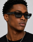 Angola Clear Black Luxury Sunglasses