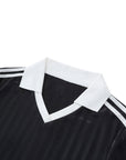 KM STRIPED SOCCER JERSEY / BLACK