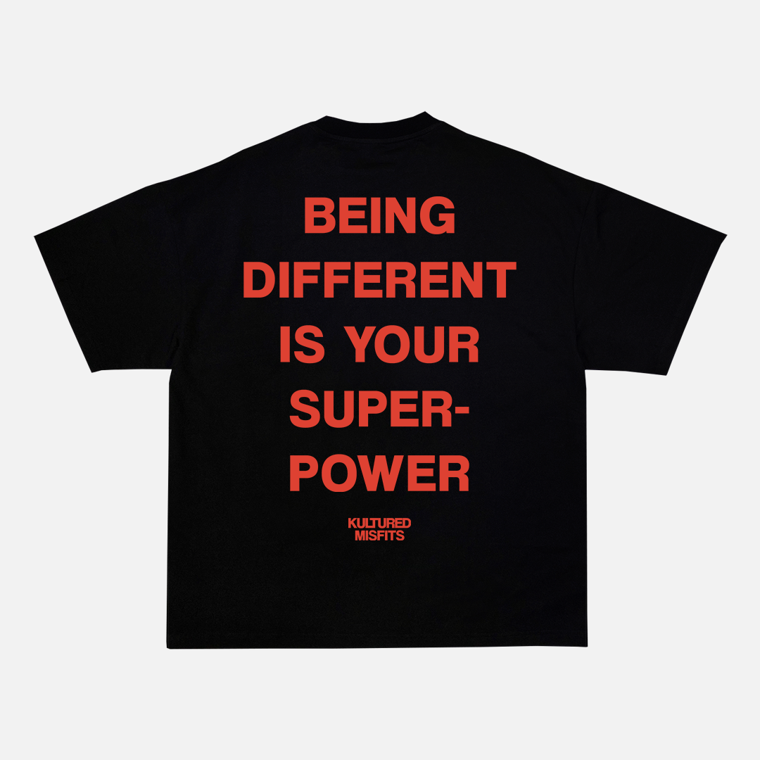 SUPER POWERS T-SHIRT / BLACK