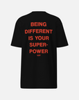 SUPERPOWERS T-SHIRT / BLACK