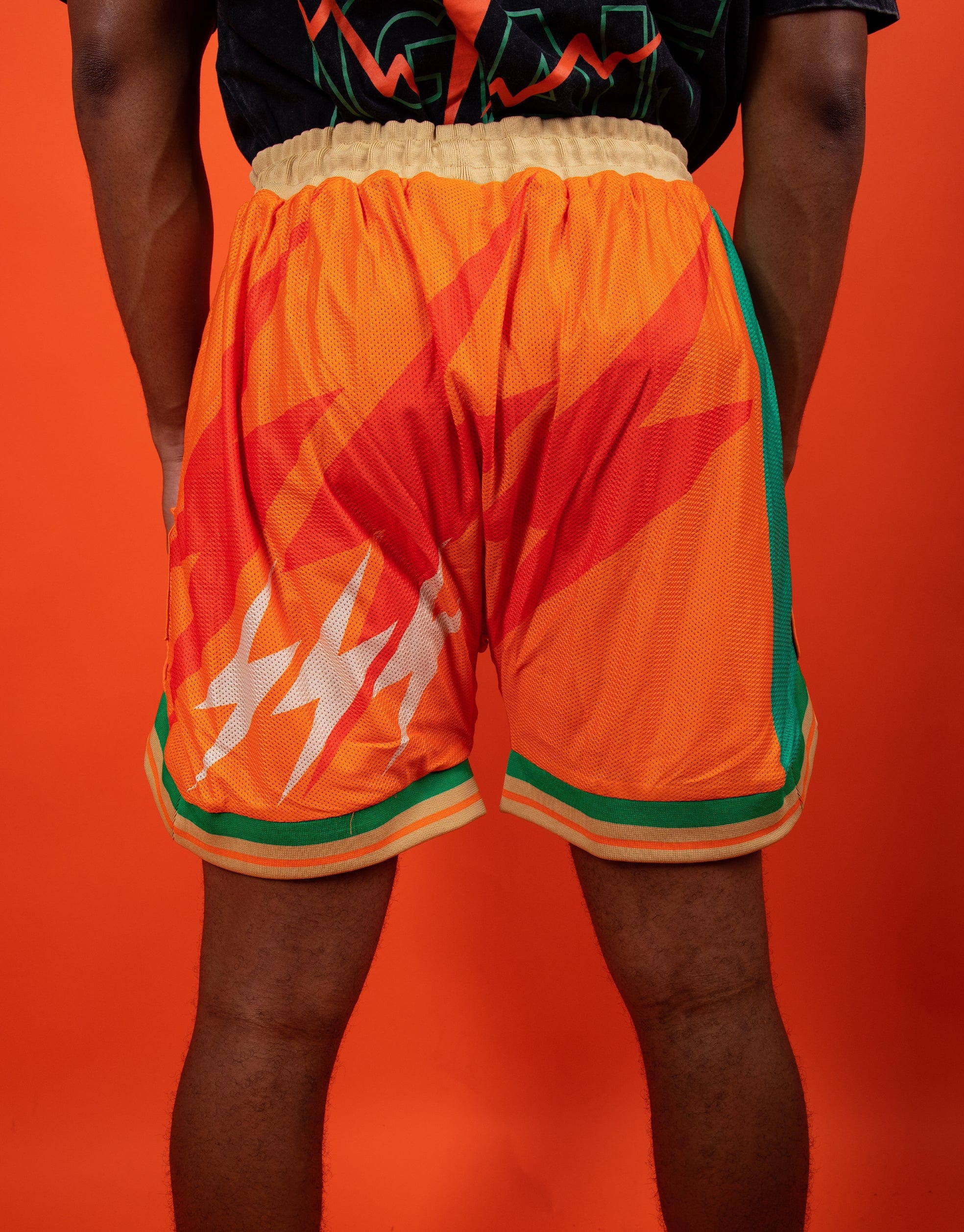 TripleStrike - Hardwood Classic - Tan/Orange Shorts