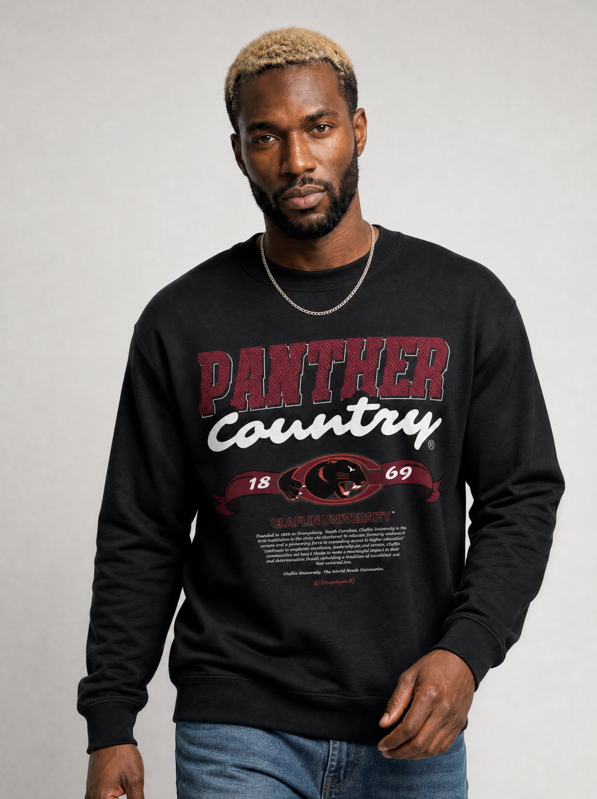 Dungeon Forward - Claflin University - Panther Country - Classic Sweatshirt