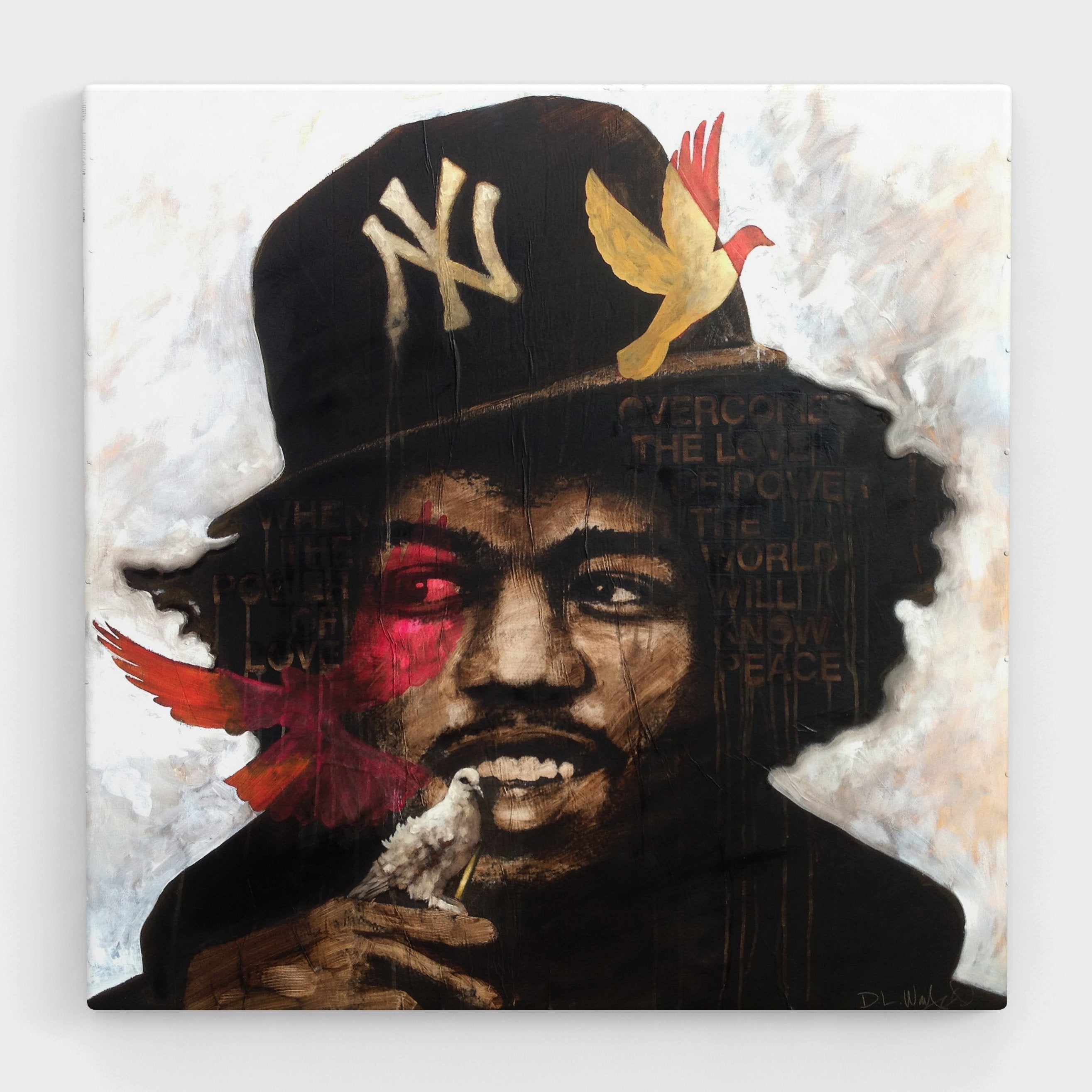 A Little Bird Whispered - Canvas &amp; Paper Giclee