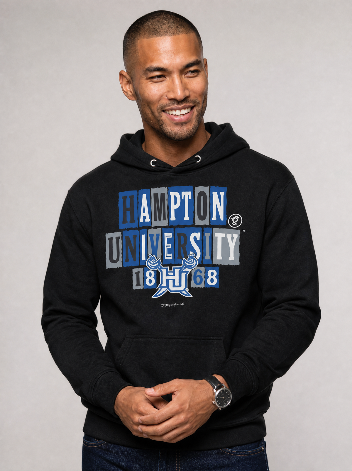 Hampton University - Collage Hoodie