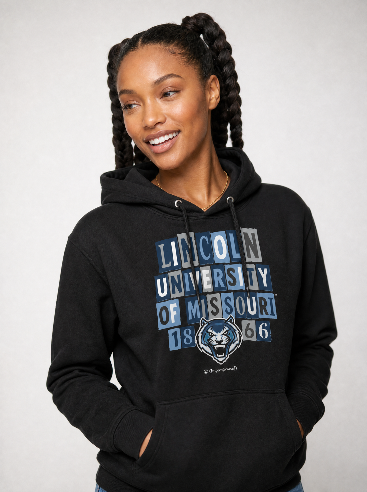 Lincoln University of Missouri - Collage Hoodie