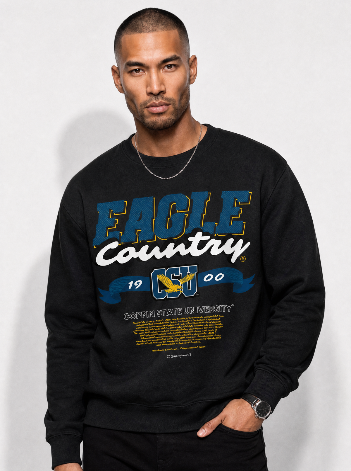 Dungeon Forward - Coppin State University - Eagle Country - Classic Sweatshirt