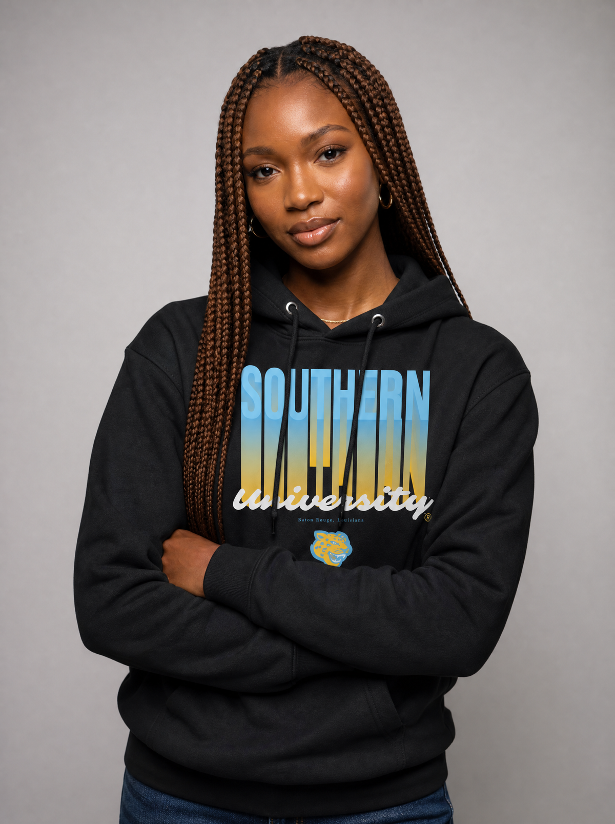 Dungeon Forward - The Yard Essentials - Southern University - Fade Hoodie