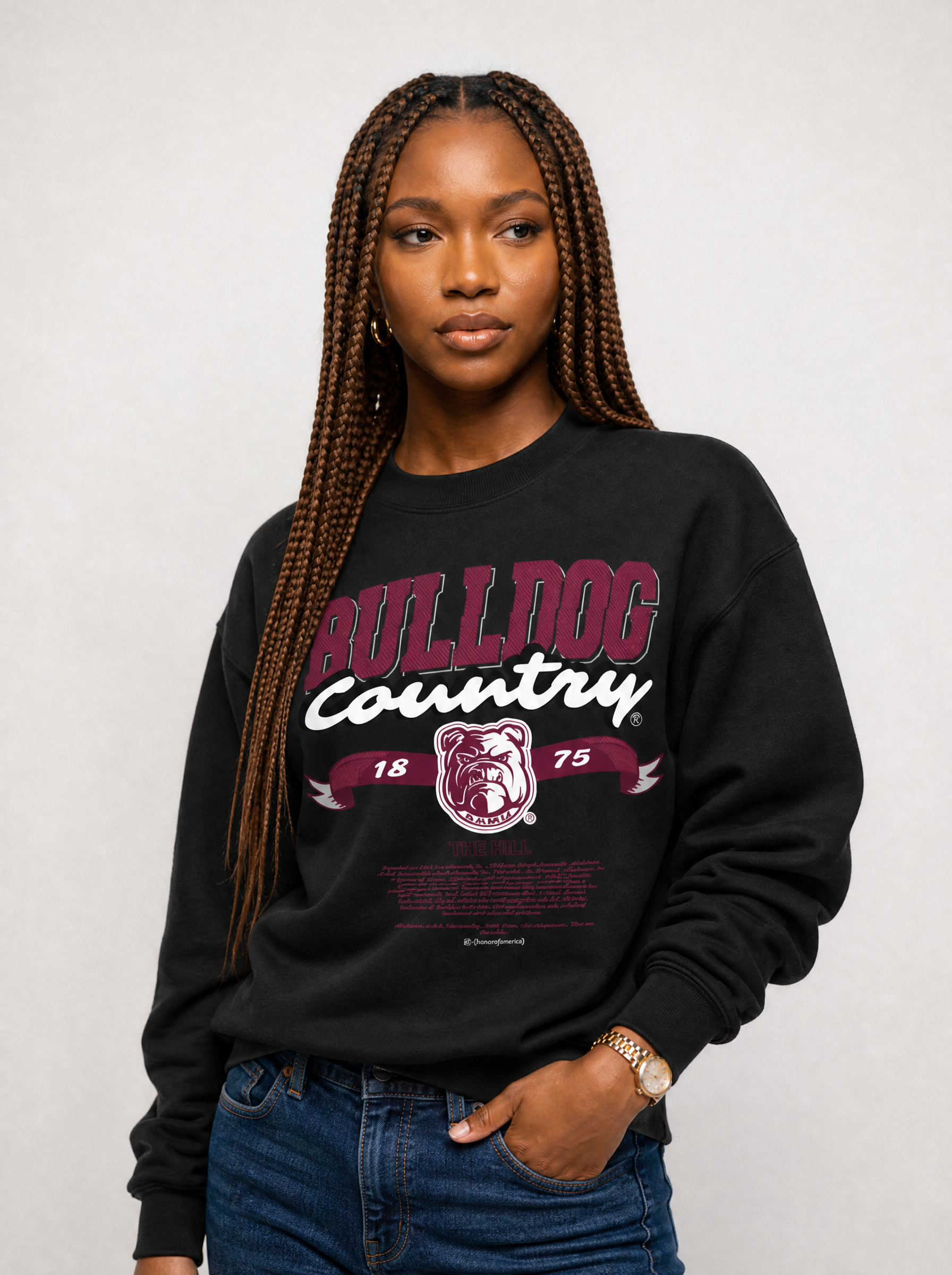 Dungeon Forward - Alabama A&amp;M University - Bulldog Country - Classic Sweatshirt
