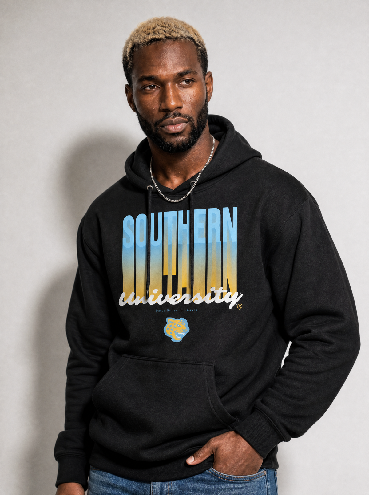 Dungeon Forward - The Yard Essentials - Southern University - Fade Hoodie