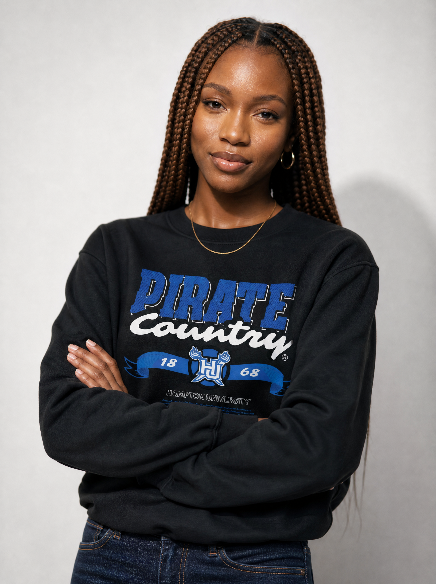 Dungeon Forward - Hampton University - Pirate Country - Classic Sweatshirt
