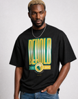 The Yard Essentials - Norfolk State University - Oversize Behold the Green and Gold - Premium Tshirt