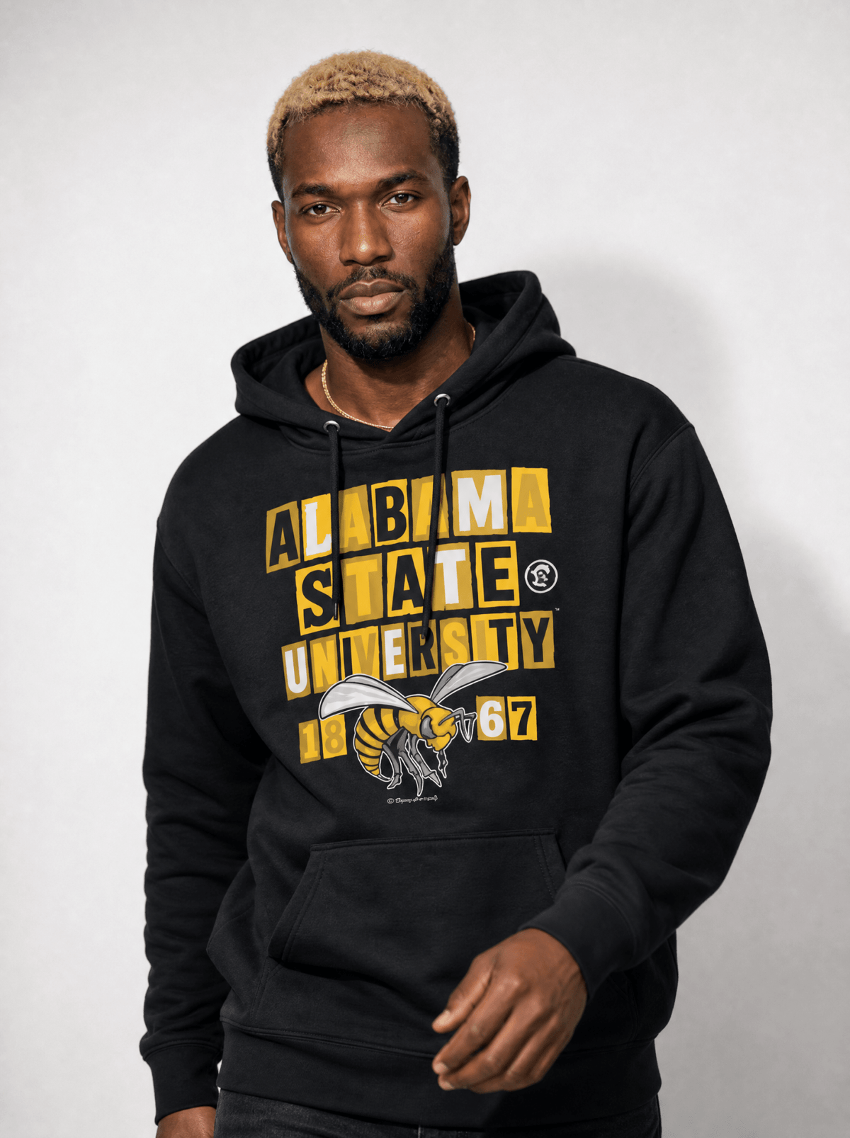 Alabama State  University - Collage Hoodie