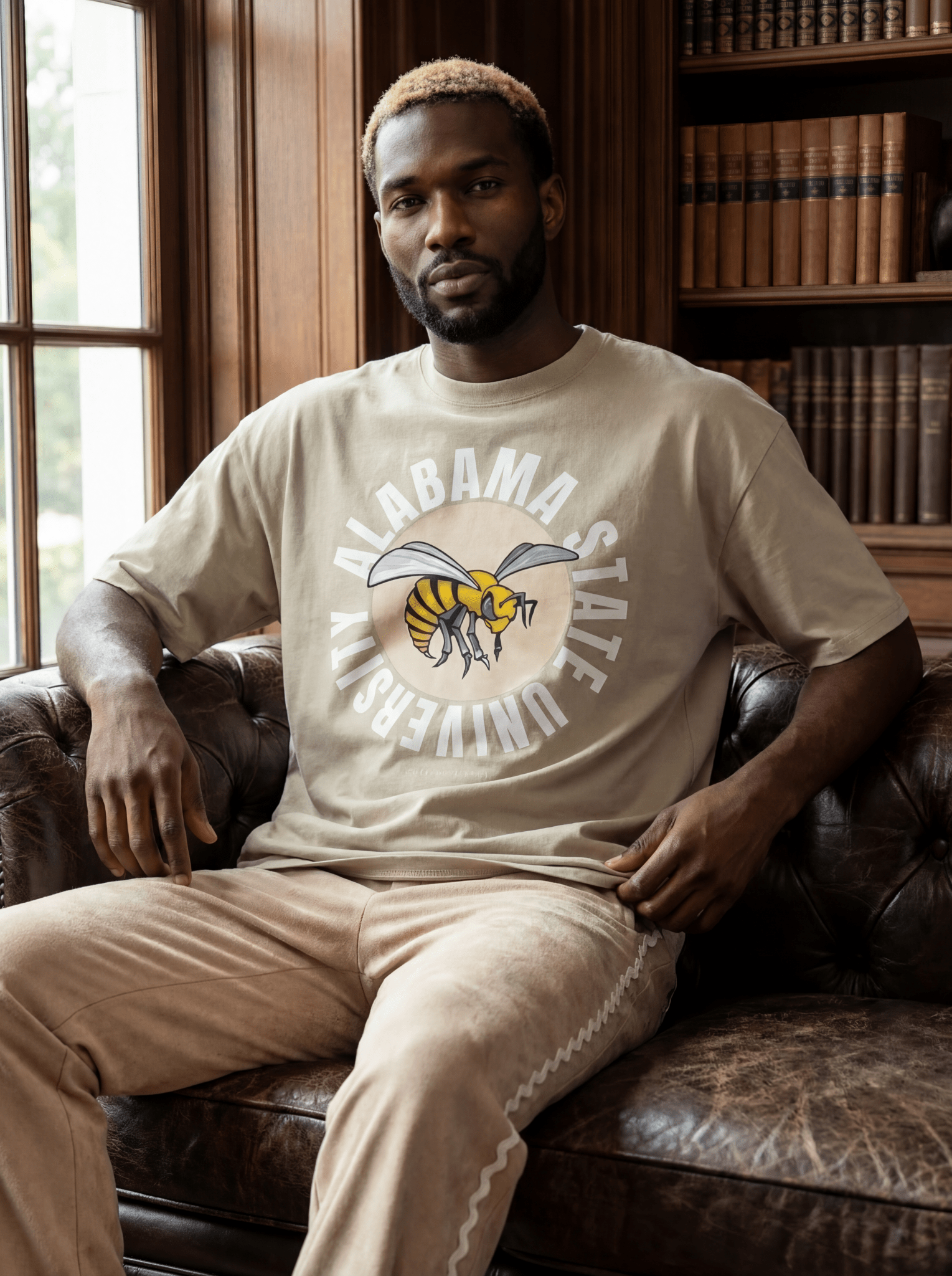Dungeon Forward - The Yard Essentials - Alabama State University - Full Circle Oversized T-Shirt