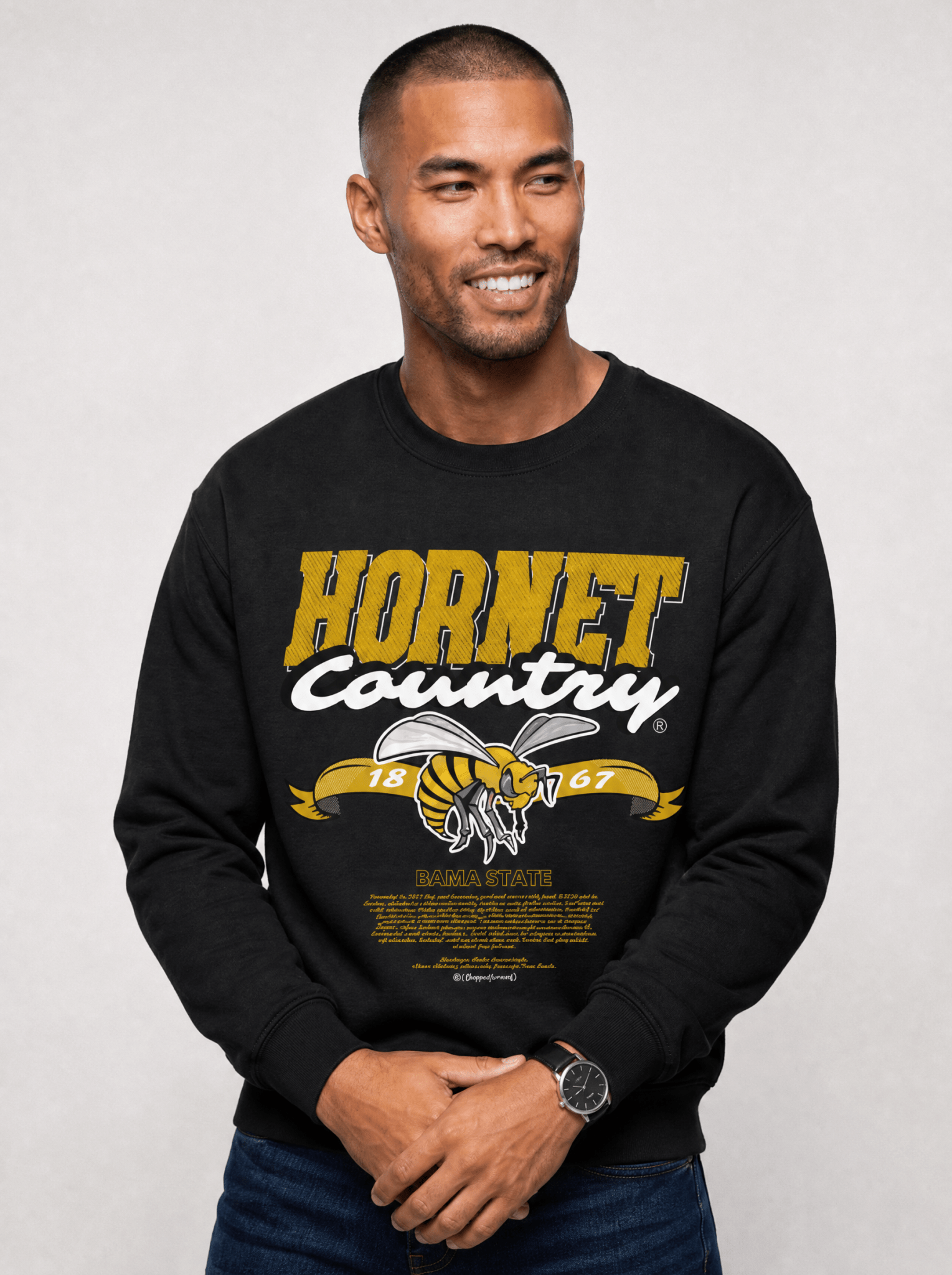 Dungeon Forward - Alabama State University - Hornet Country - Classic Sweatshirt.