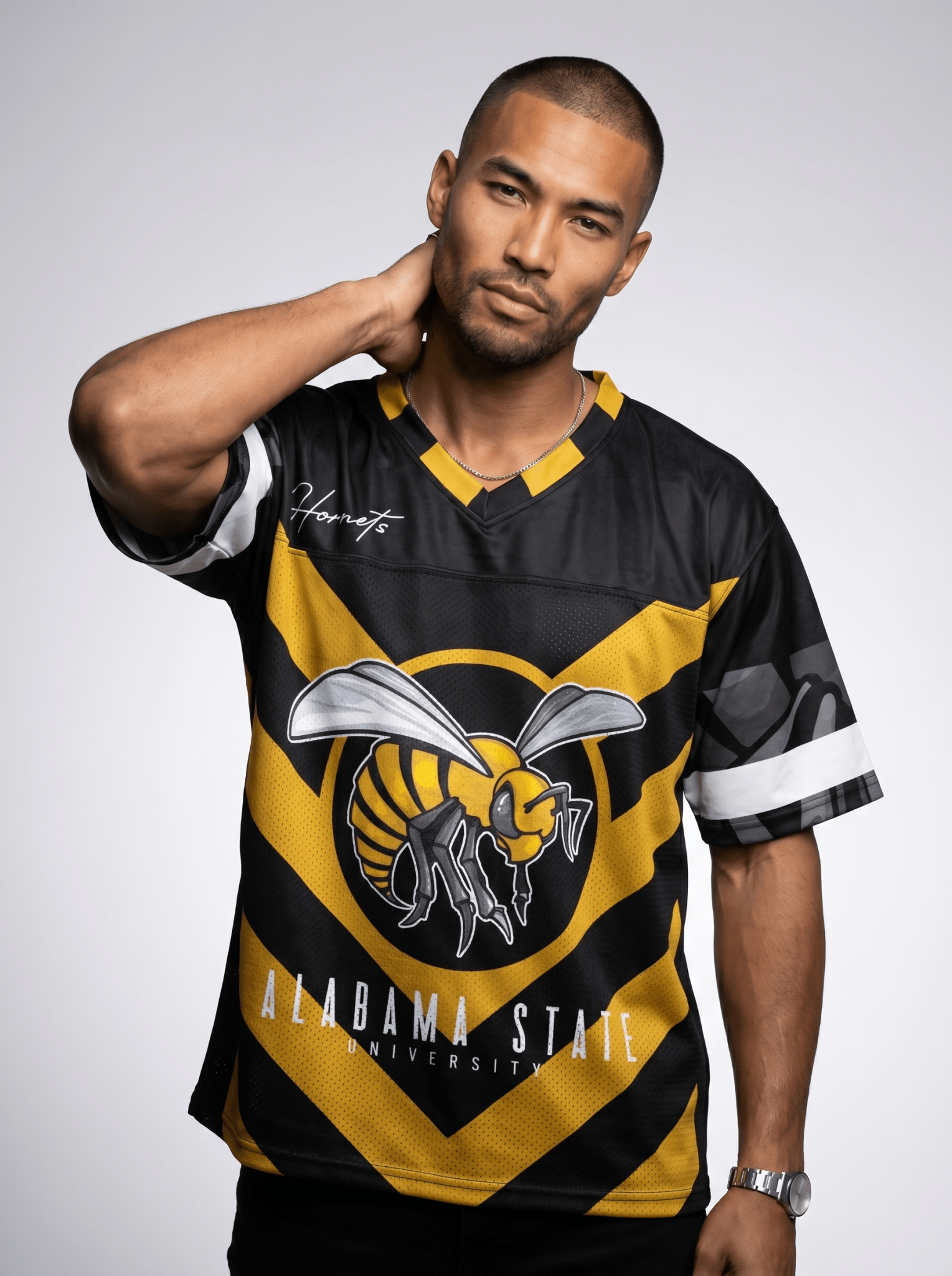 Alabama State University - Phenom HBCU Box Football Jersey