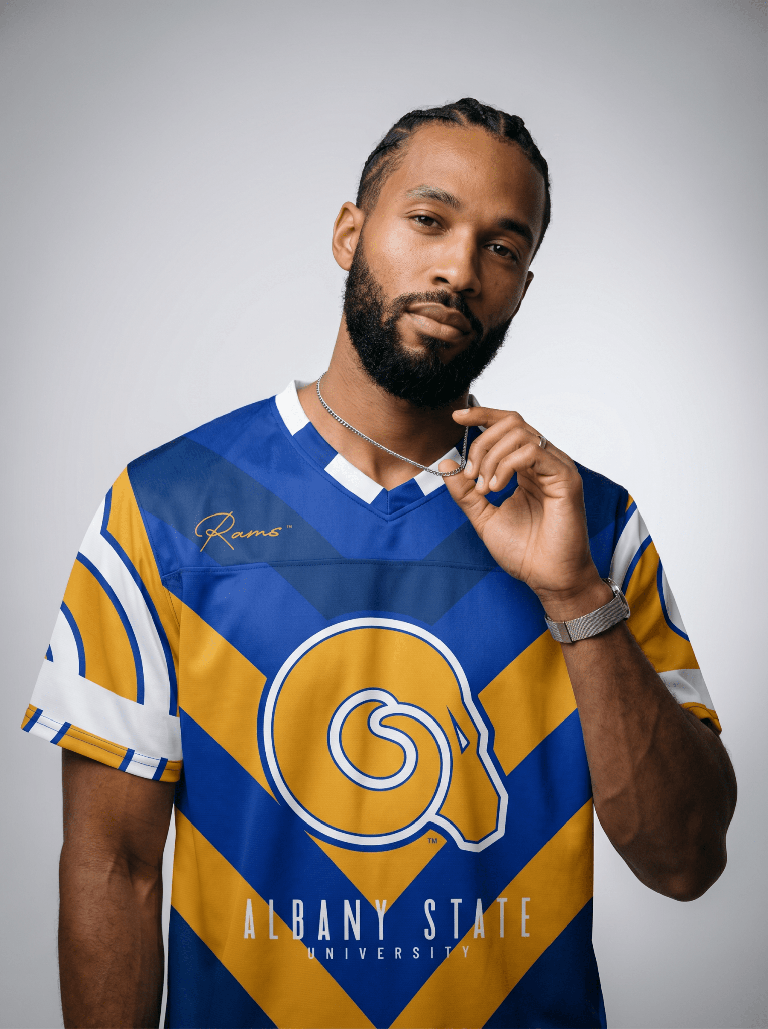 Albany State University - Phenom HBCU Box Football Jersey